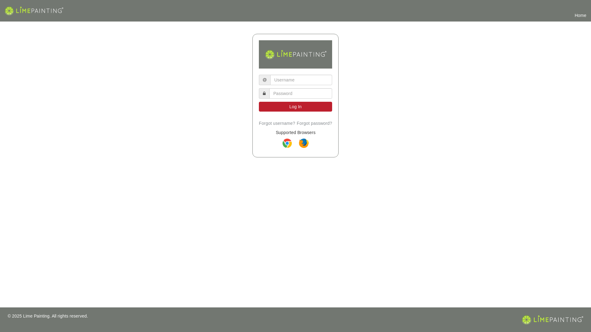 website screenshot of https://respin.limepainting.com/