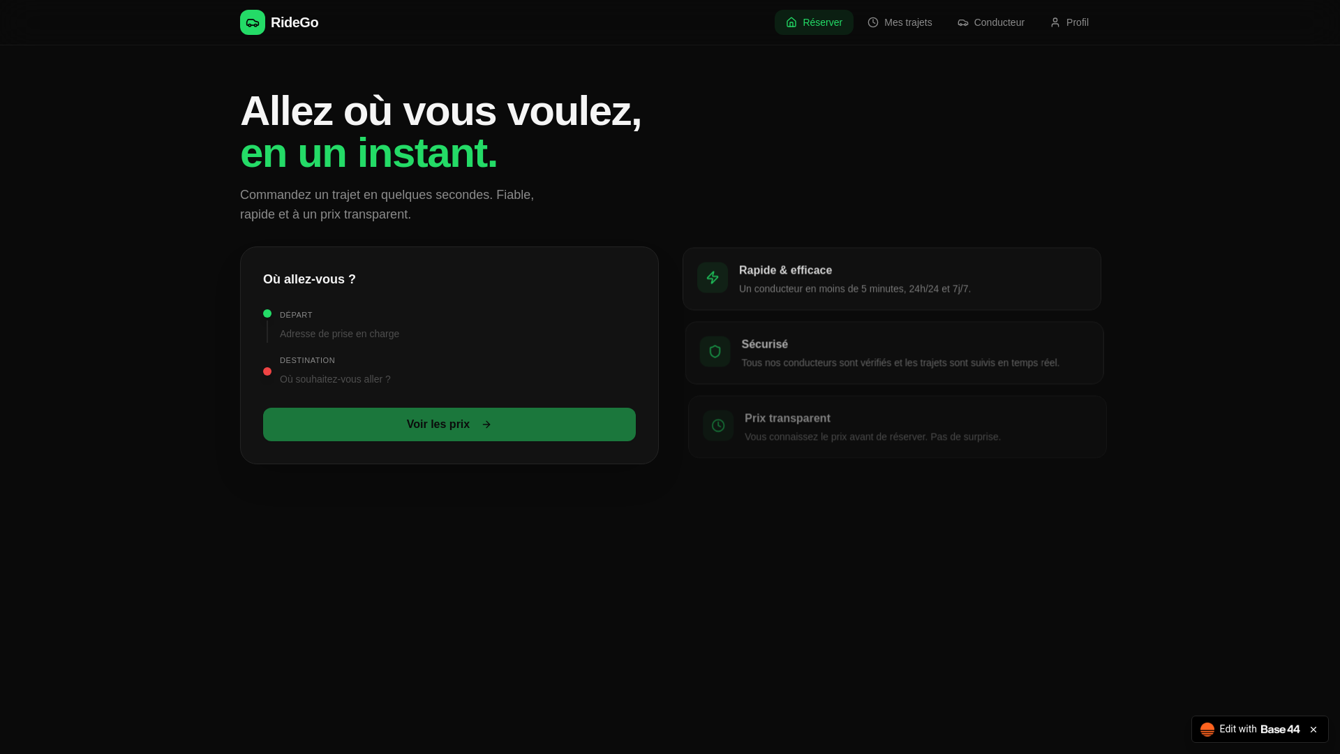 website screenshot of https://authentic-ride-go-fast.com