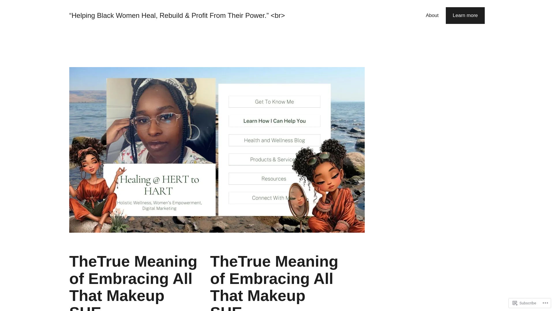 website screenshot of https://healinghert2hart.org/