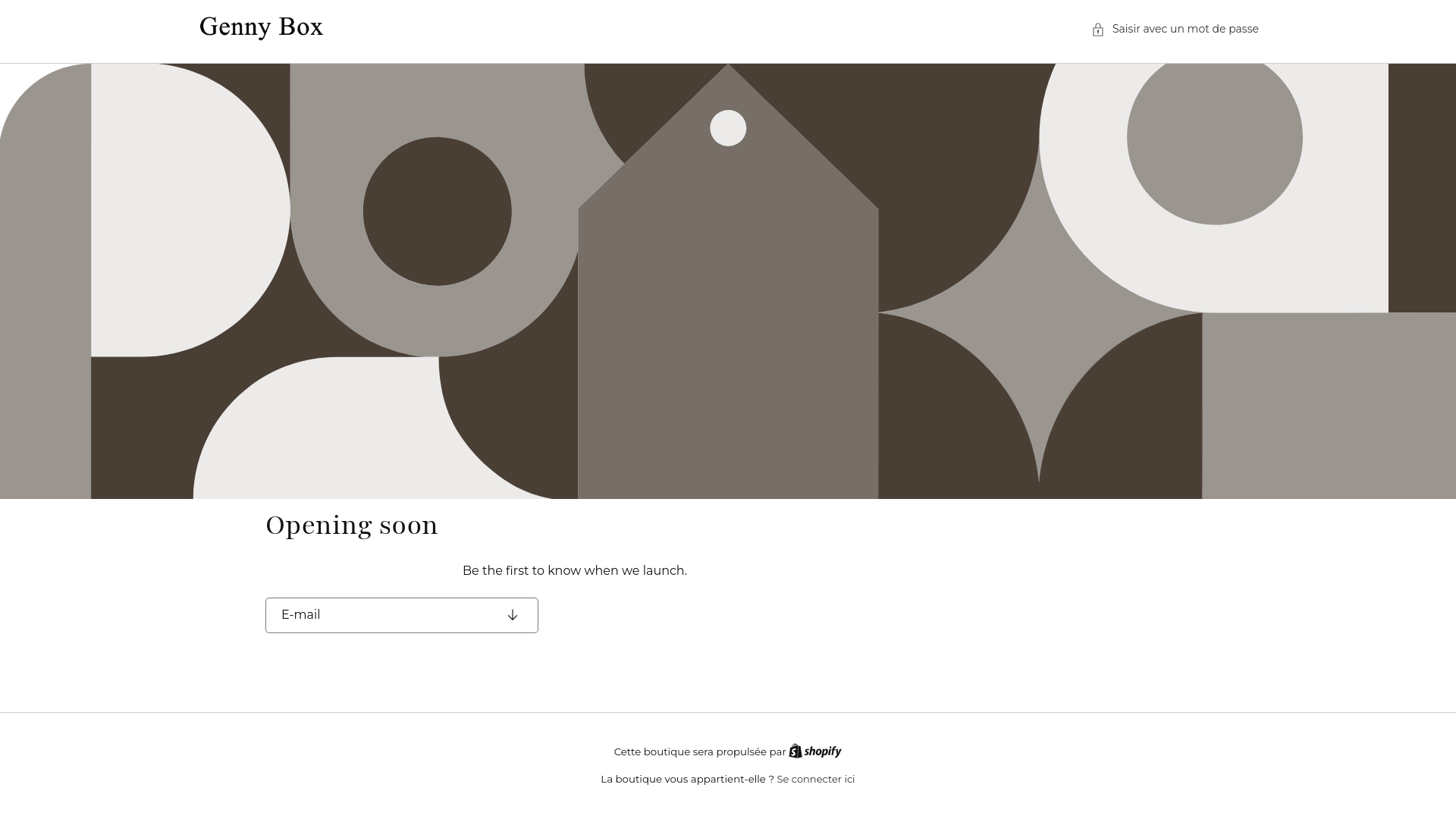 website screenshot of https://gennybox.com/
