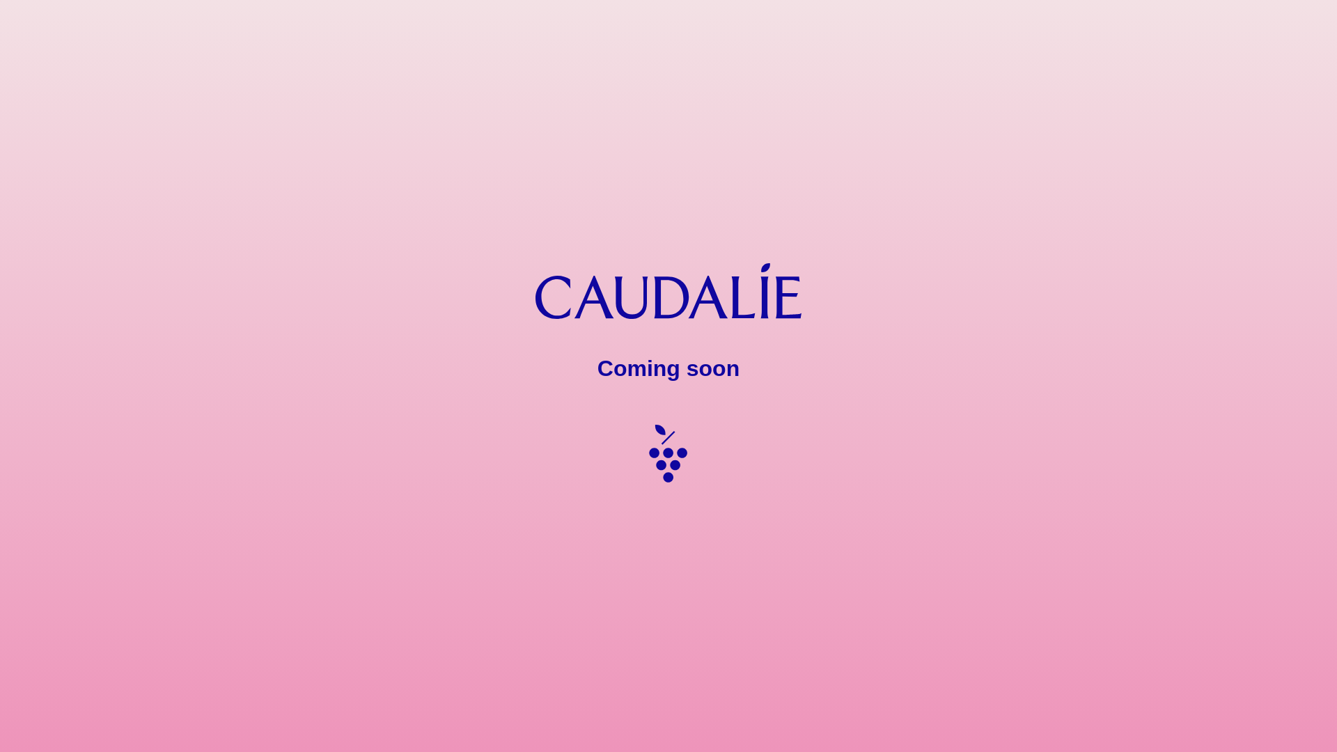 website screenshot of https://caudalie.events/
