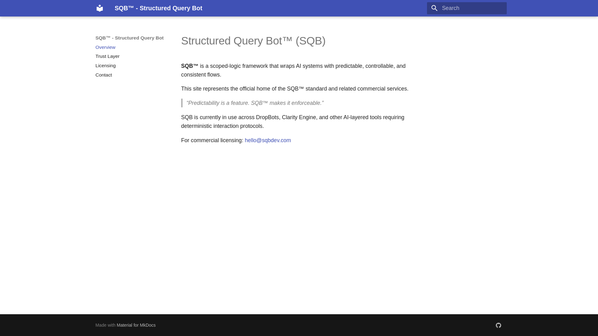 website screenshot of https://sqbdev-site.pages.dev/