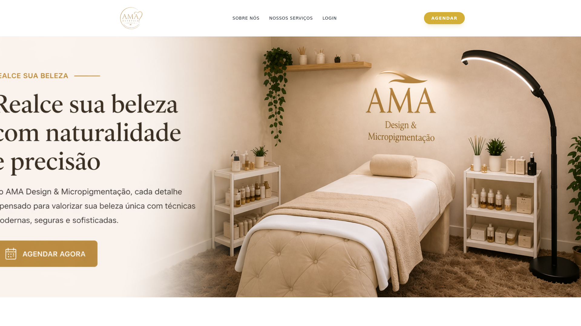 website screenshot of https://grupoamaba.com.br/