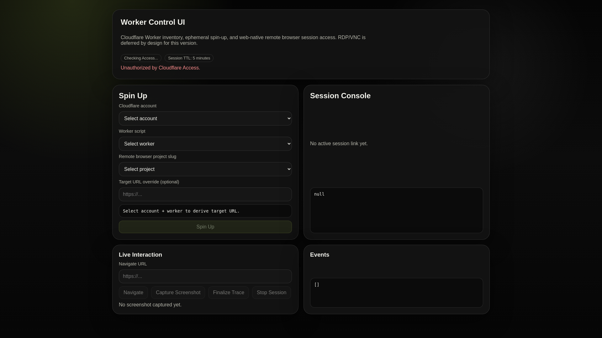 website screenshot of https://worker-control-ui.pages.dev/