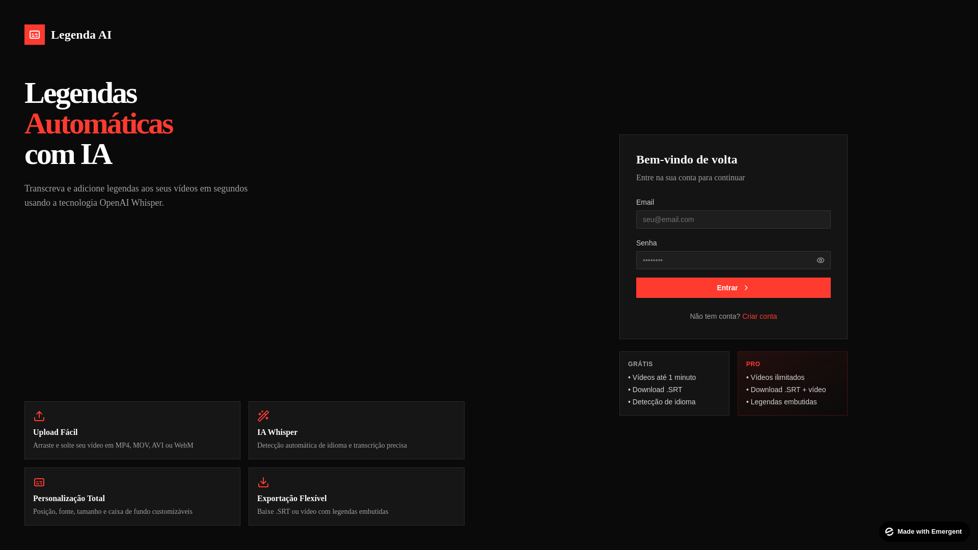 website screenshot of https://lcfsubtitles.com/