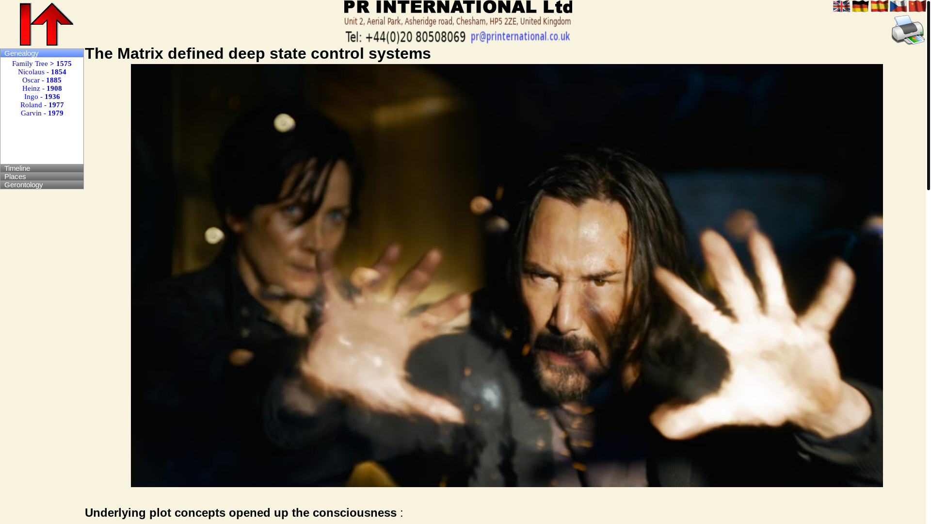 website screenshot of https://www.printernational.co.uk/timmann/matrix5.htm