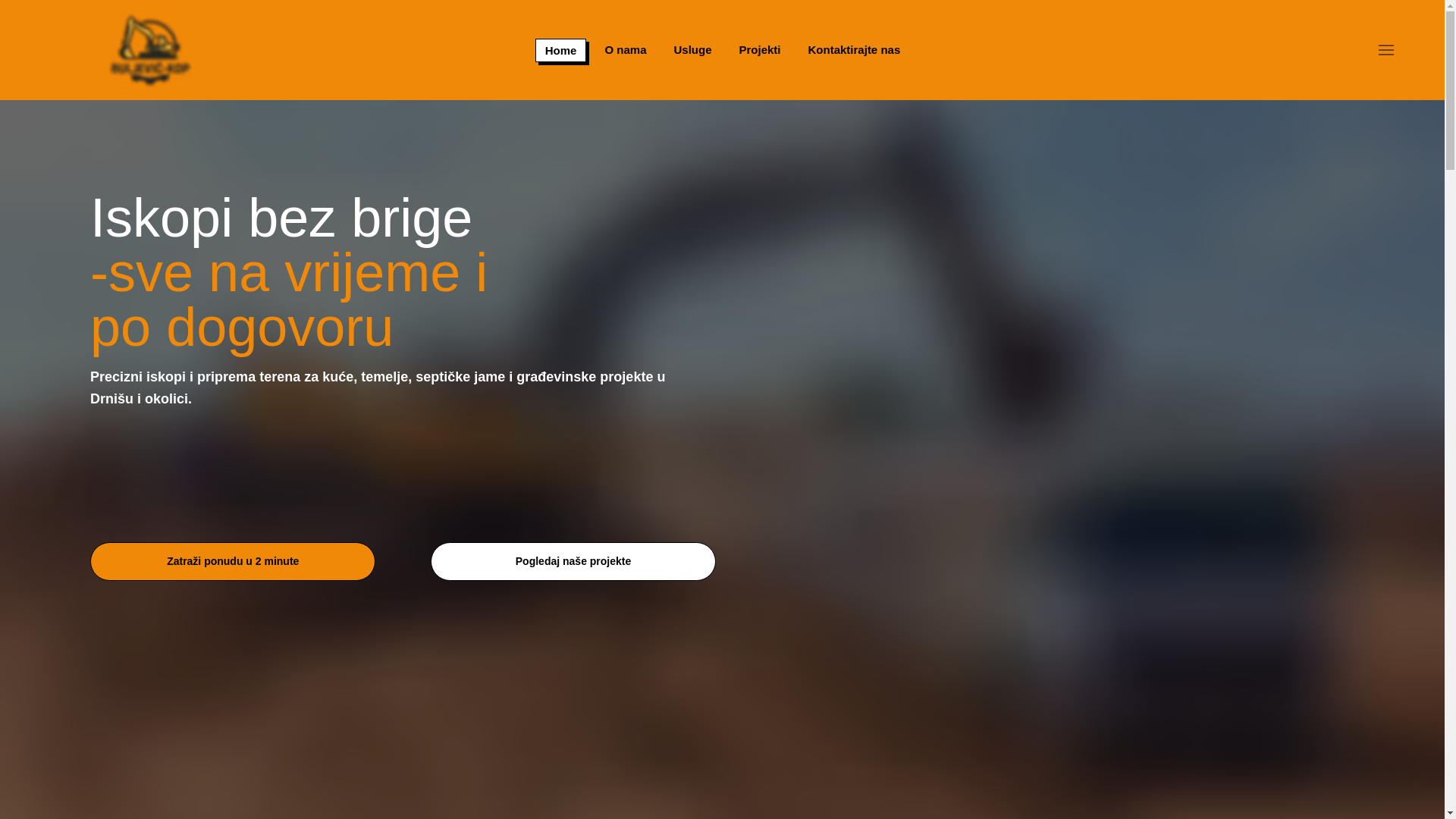 website screenshot of https://buljevic-kop.hr/