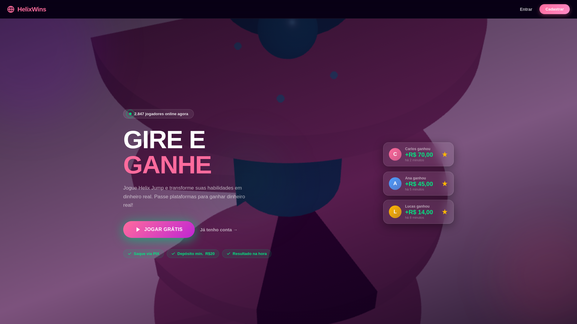 website screenshot of https://crashball.online/