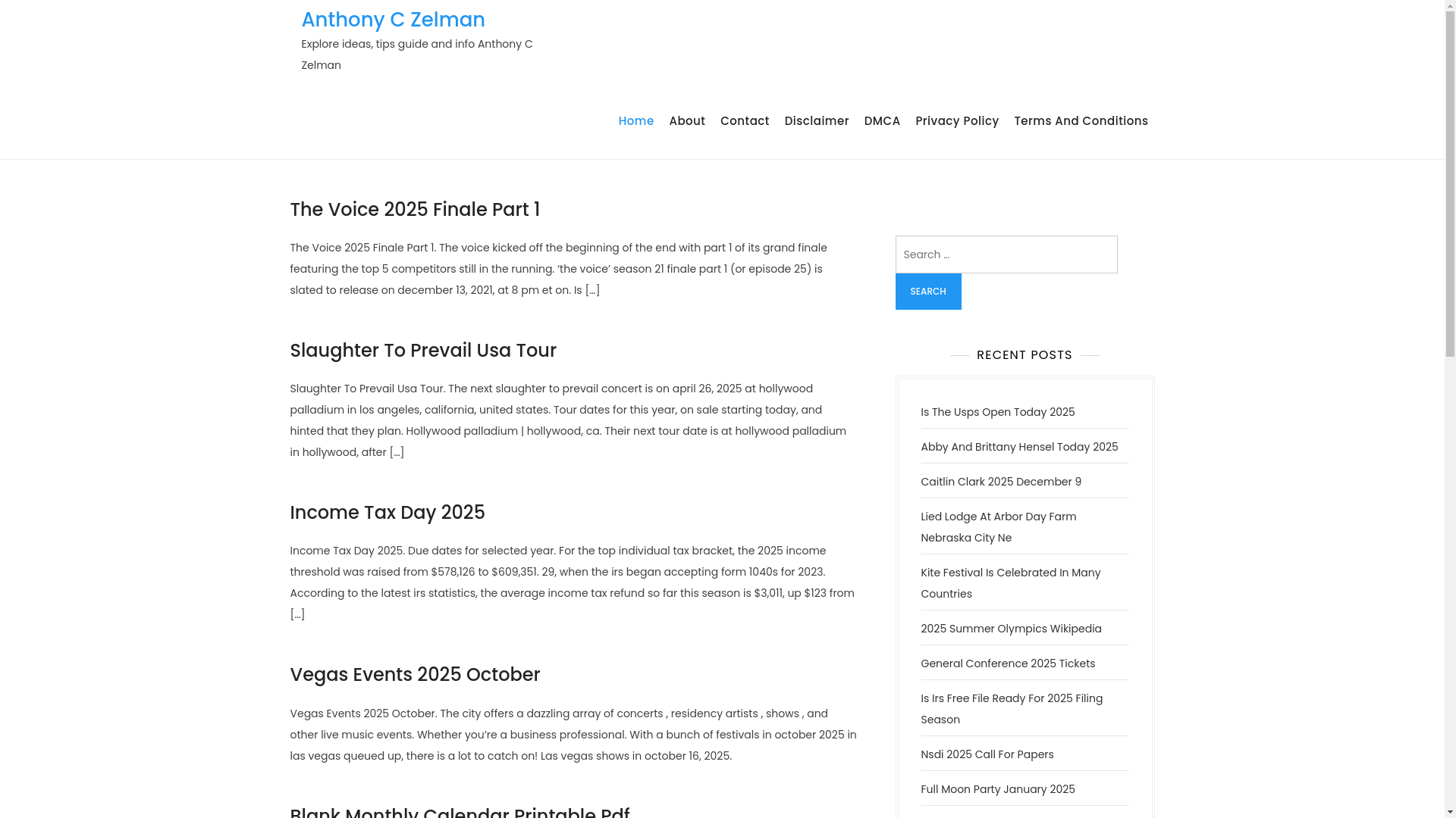 website screenshot of https://anthonyczelman.pages.dev/