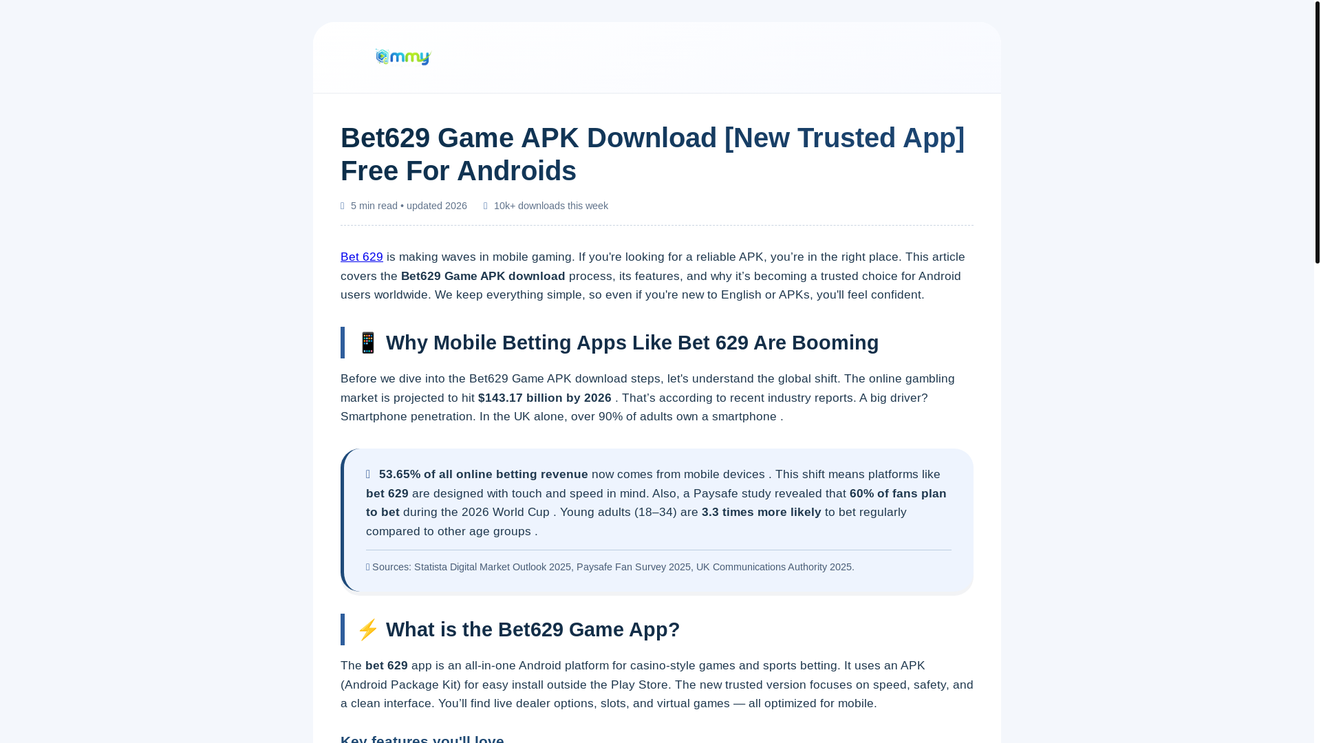 website screenshot of https://bet629-game-apk-download.pages.dev/