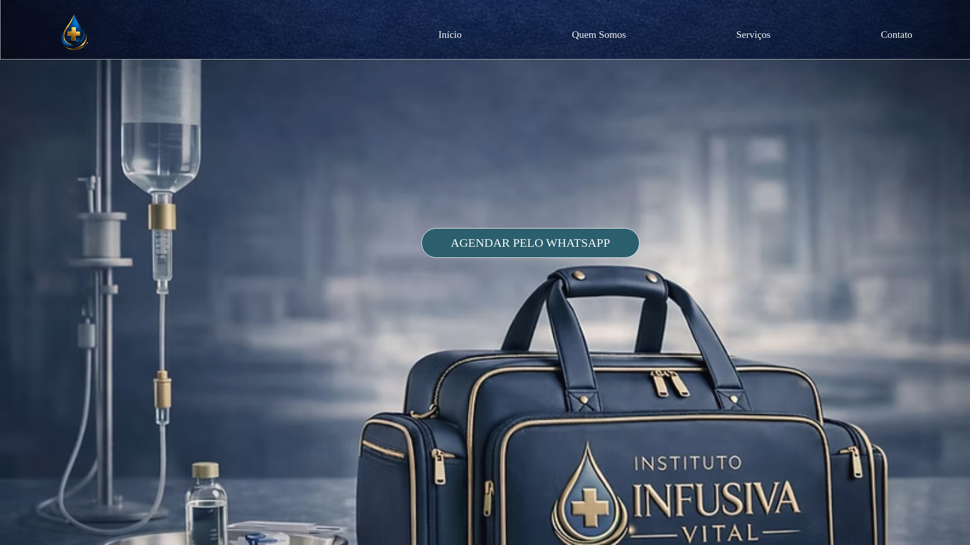 website screenshot of https://institutoinfusiva.com.br/