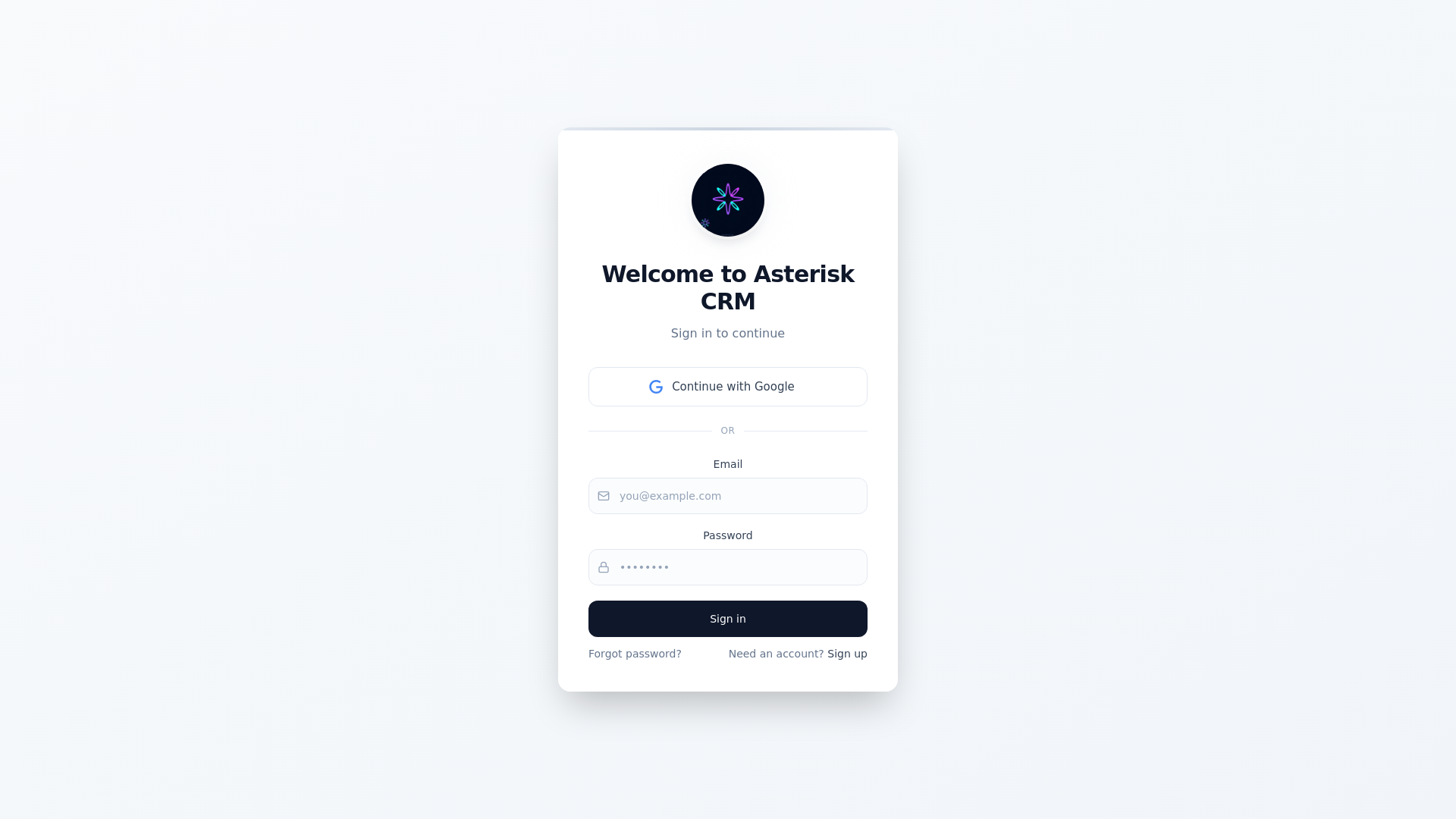 website screenshot of https://asteriskcrm.com/