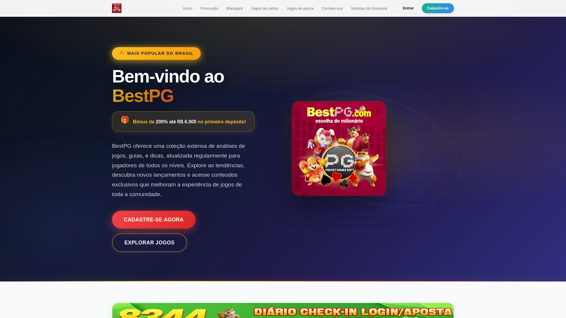 website screenshot of https://bestpgbets.com/