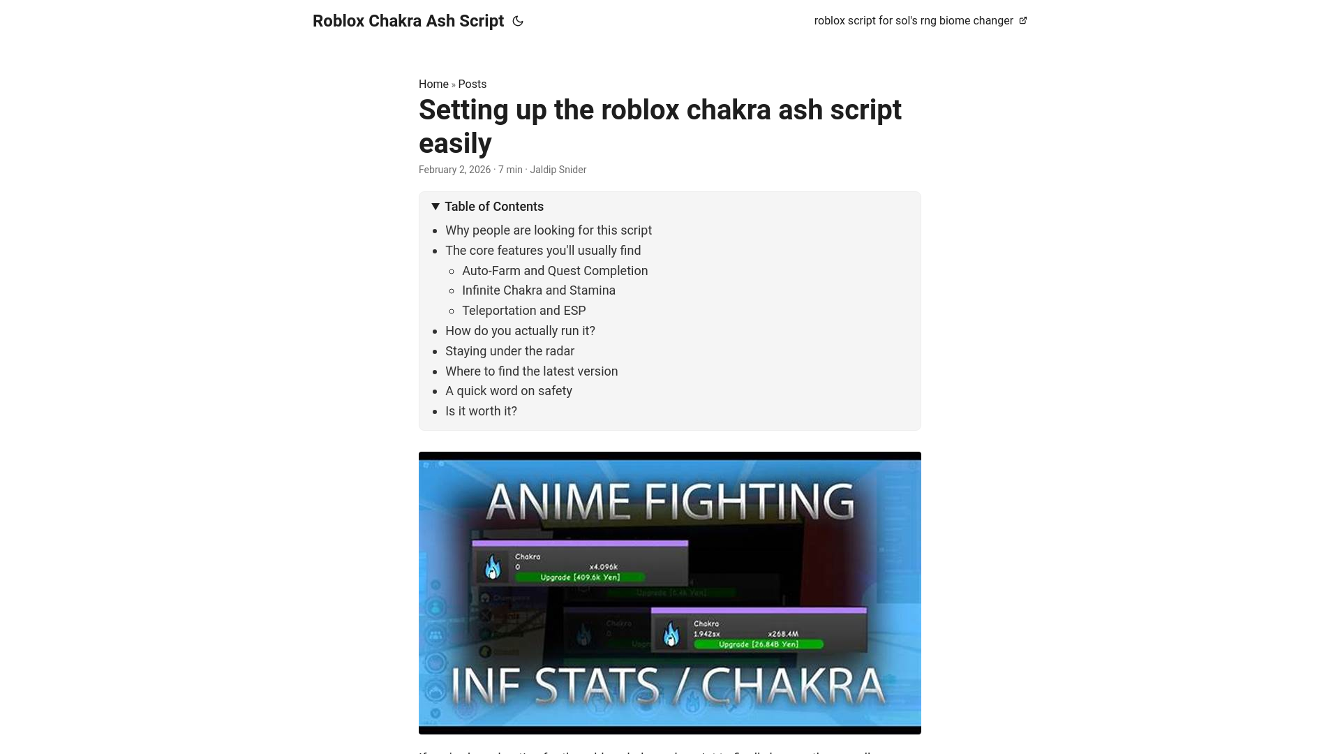 website screenshot of https://roblox-chakra-ash-script.pages.dev/