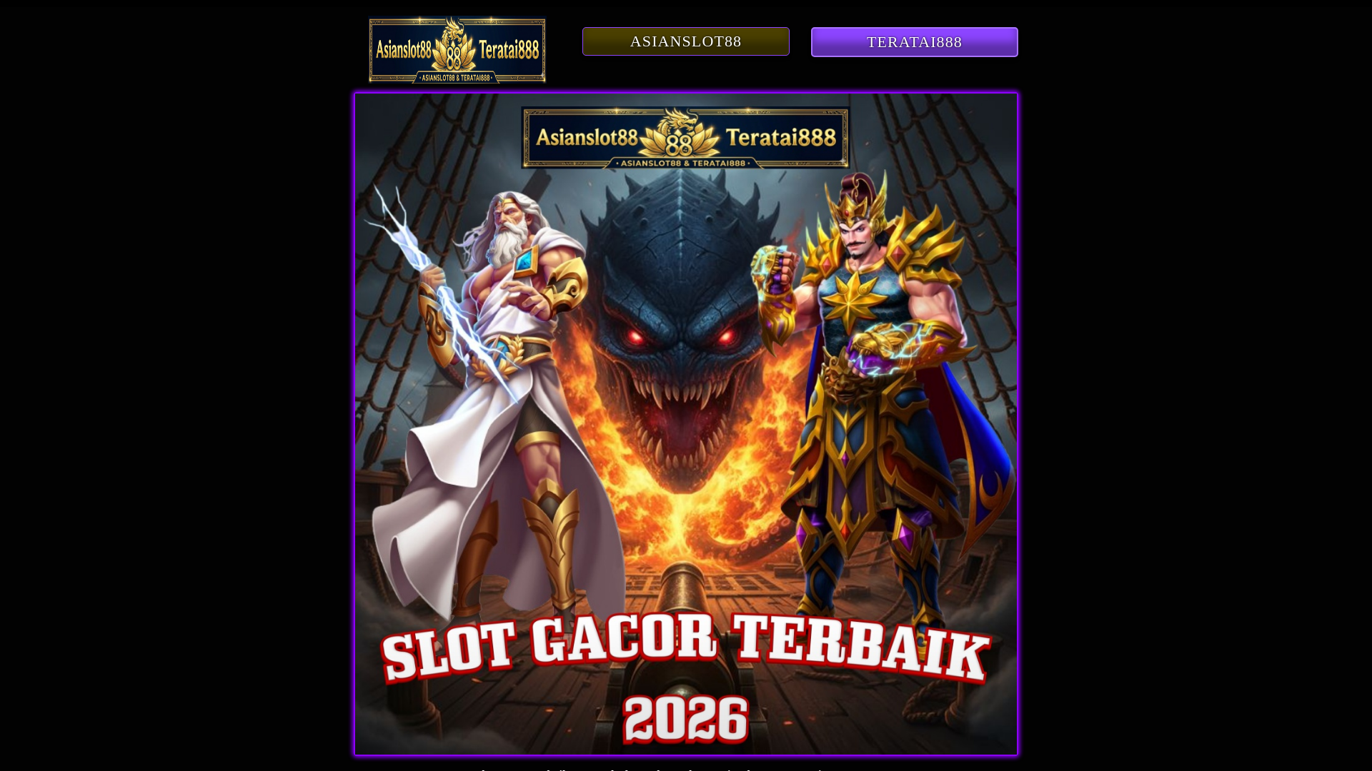 website screenshot of https://asianslot88-teratai888.pages.dev/