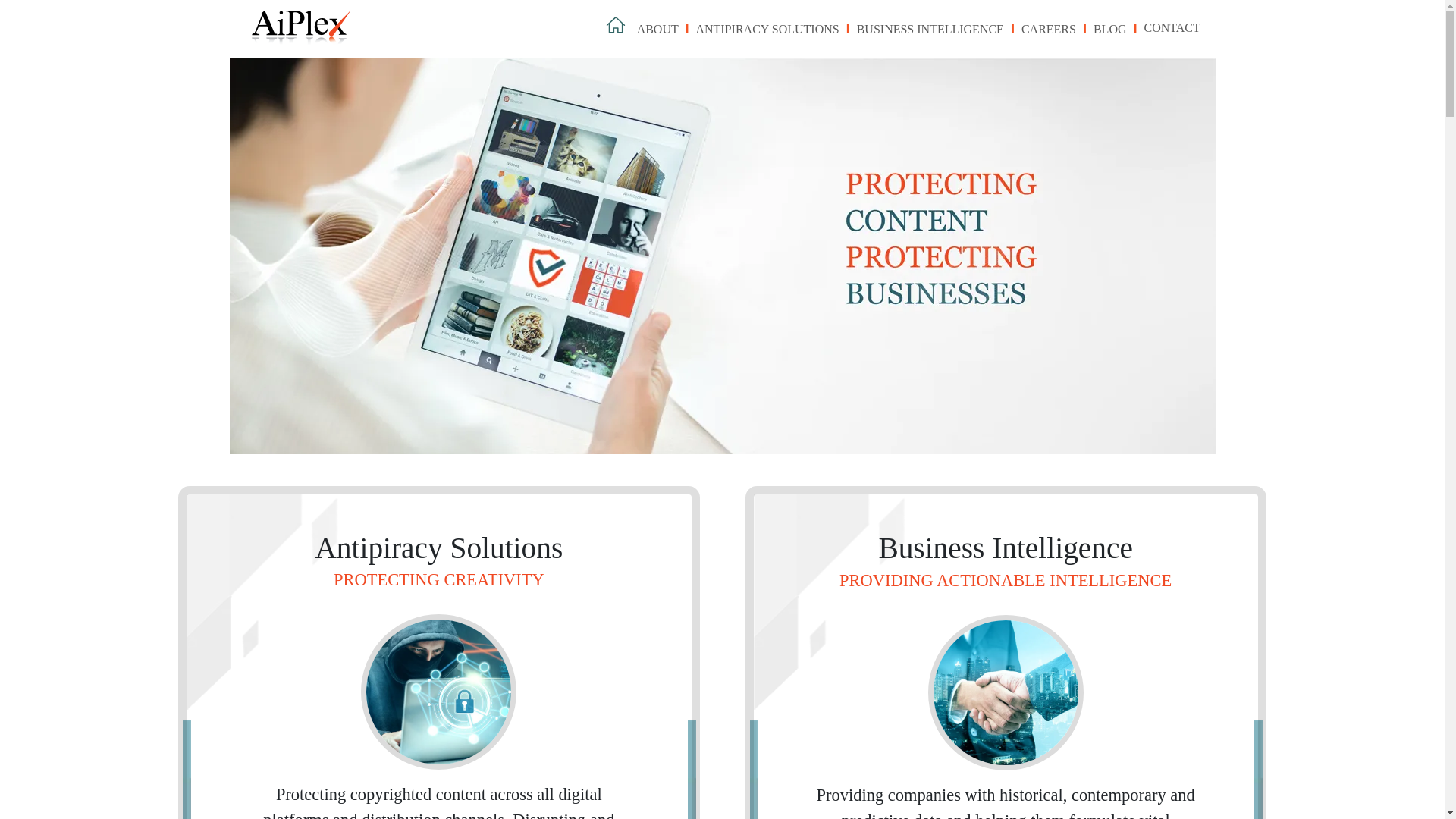 website screenshot of https://aiplex-antipiracy.pages.dev/