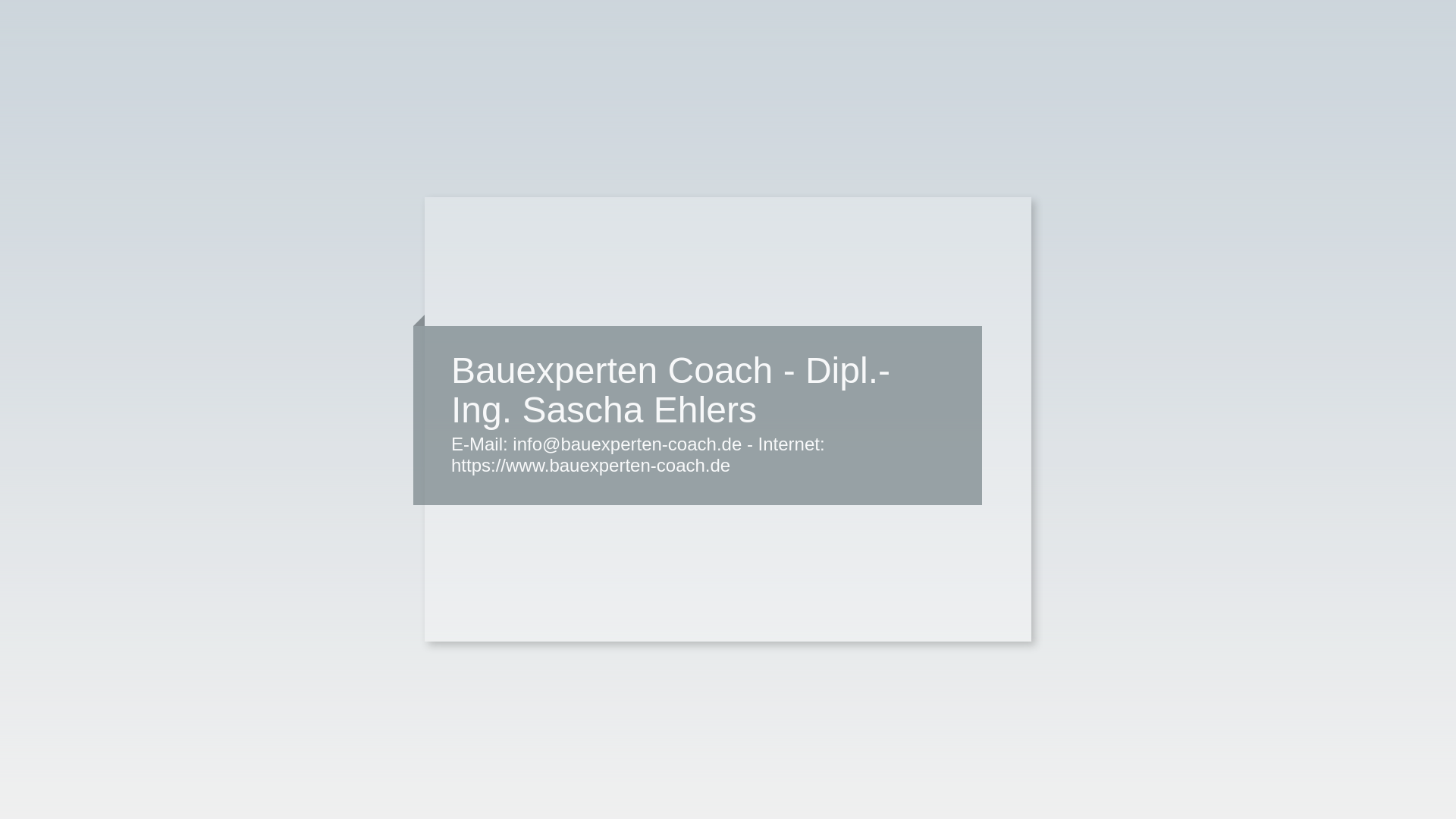 website screenshot of https://baugutachtercoach.de/