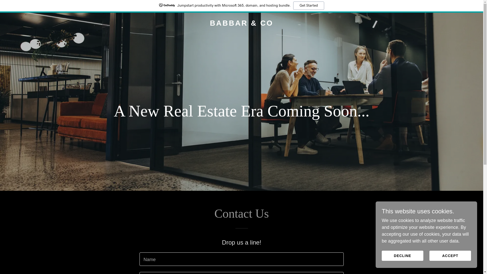website screenshot of https://babbarandco.co.uk/