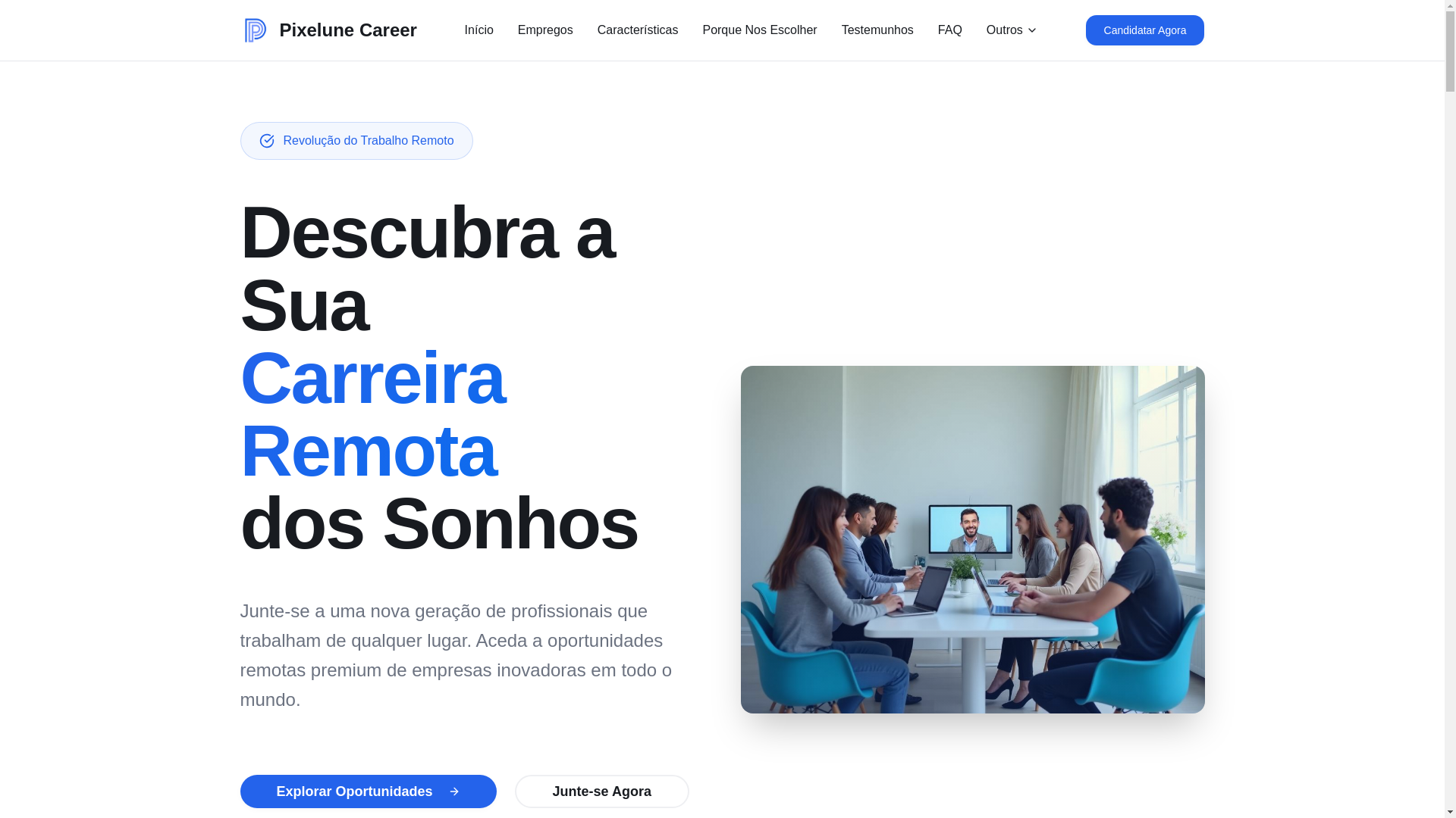 website screenshot of https://pixelunecareer.com/