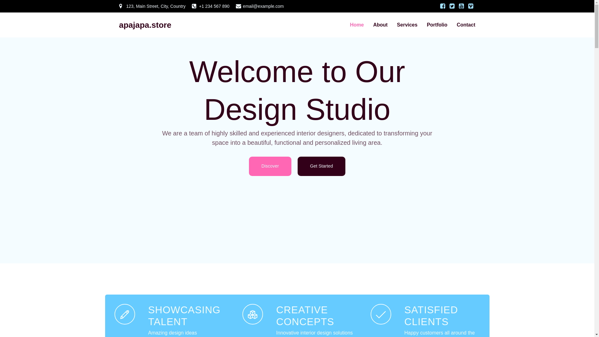 website screenshot of https://apajapa.store/