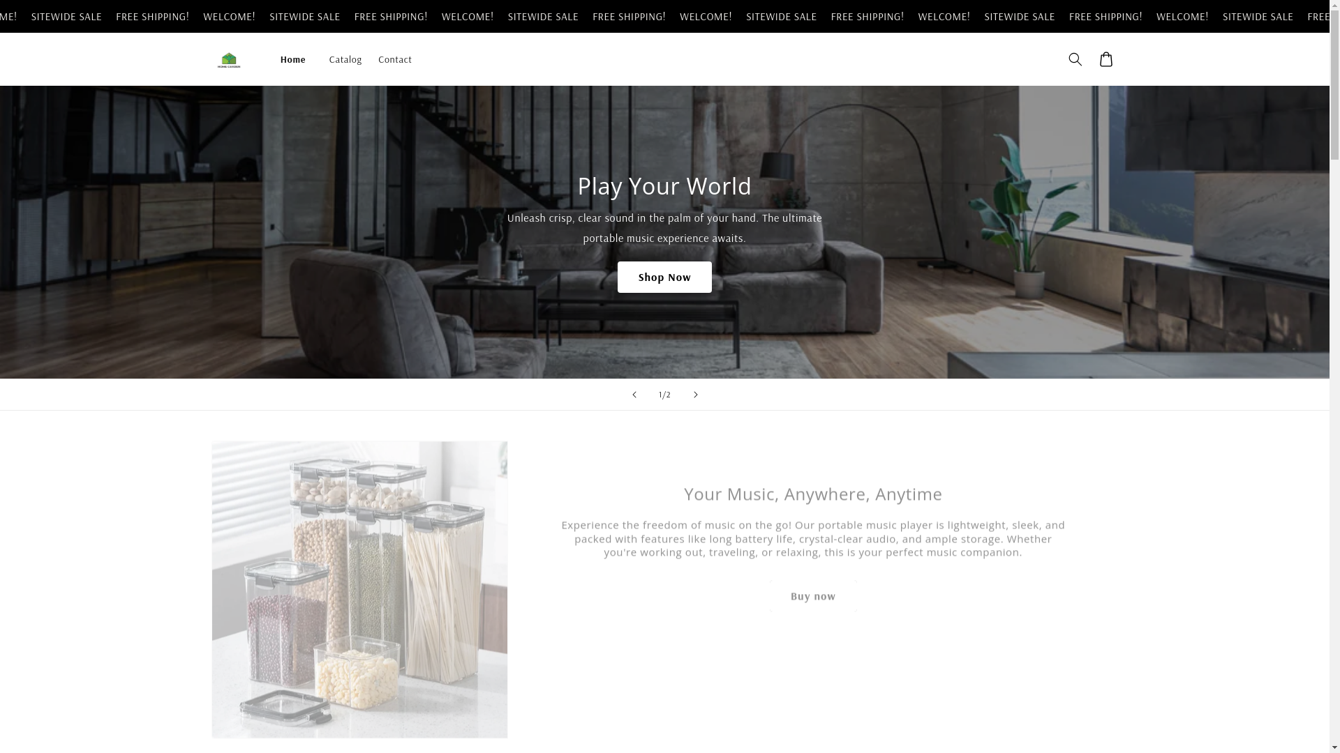 website screenshot of https://trendzoneandrade.store/