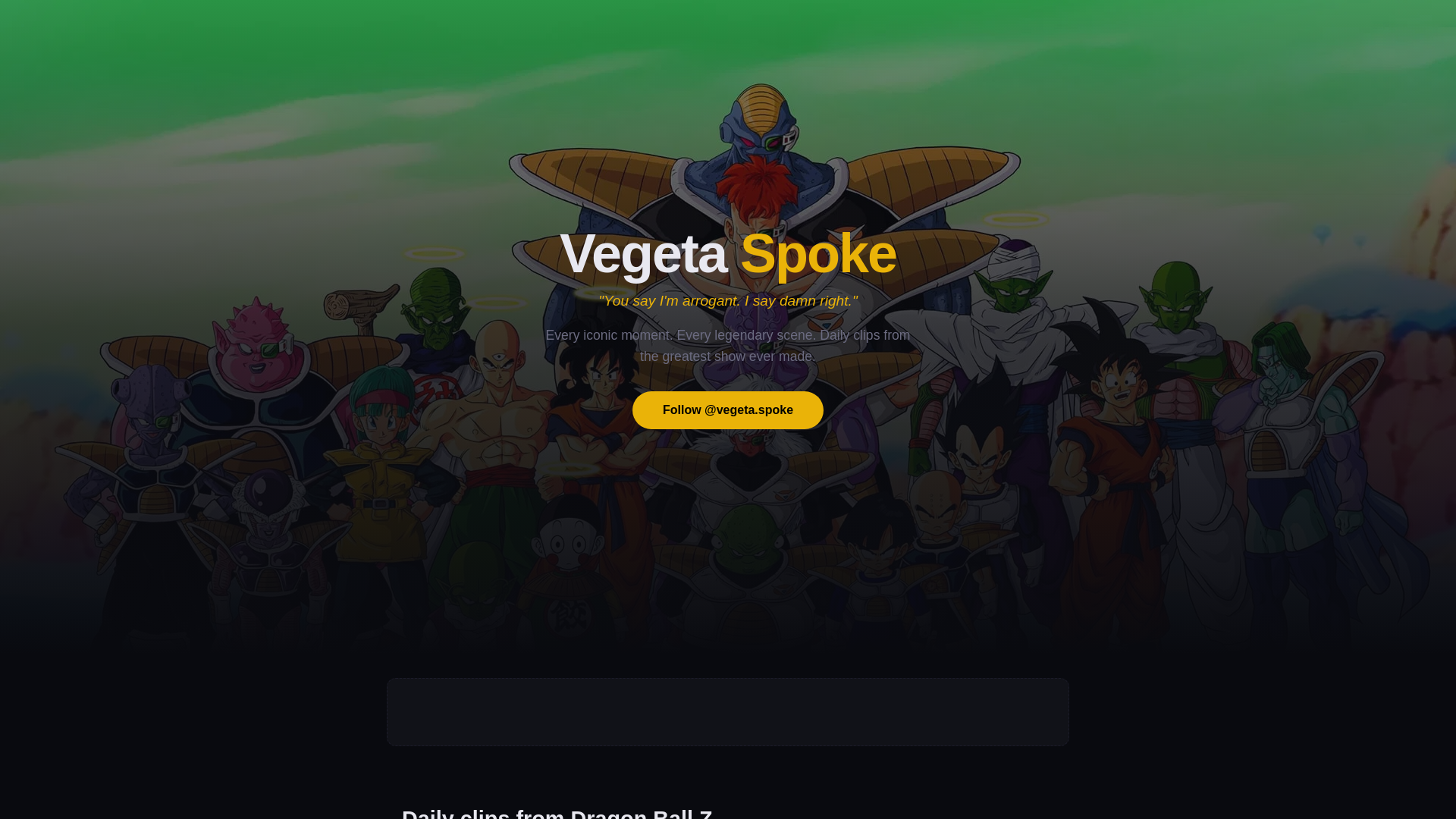 website screenshot of https://vegetaspoke.pages.dev/