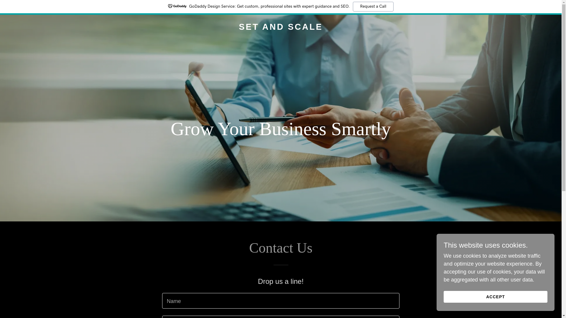 website screenshot of https://setandscale.us/