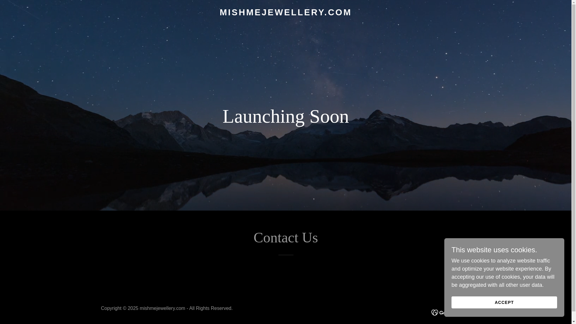 website screenshot of https://mishmejewellery.com/