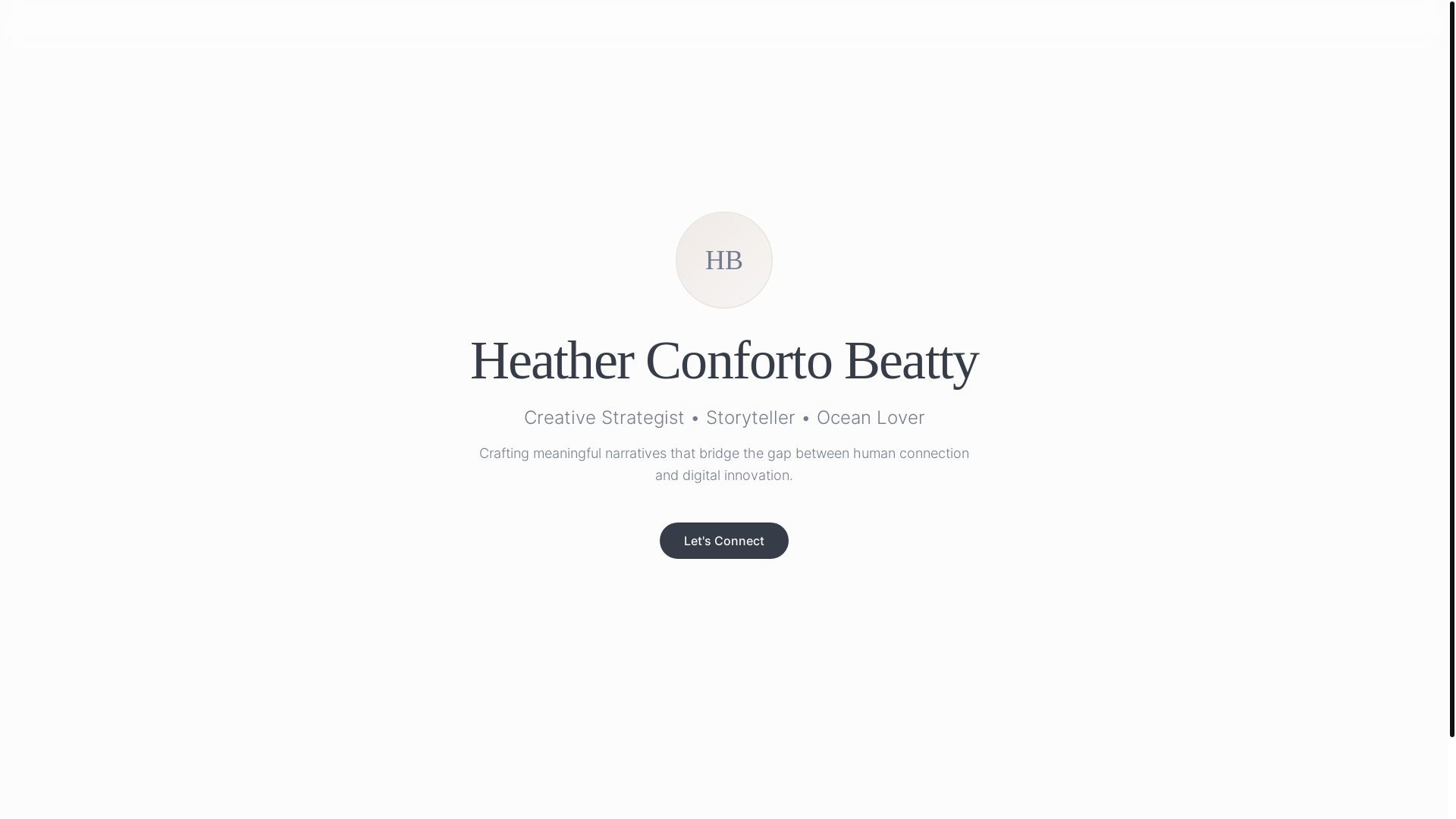 website screenshot of https://heathercbeatty.com/