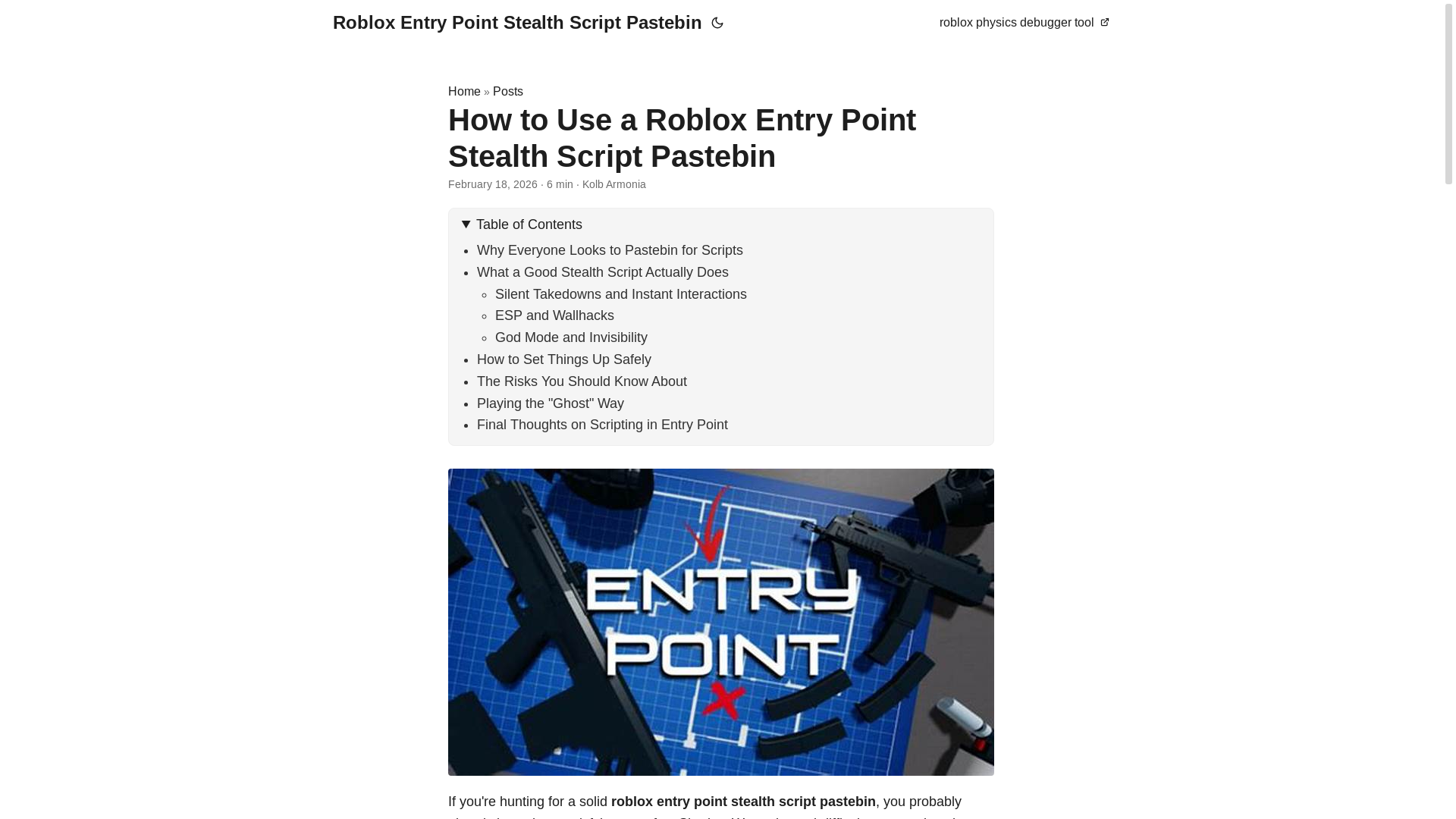 website screenshot of https://roblox-entry-point-stealth-script-pastebin.pages.dev/