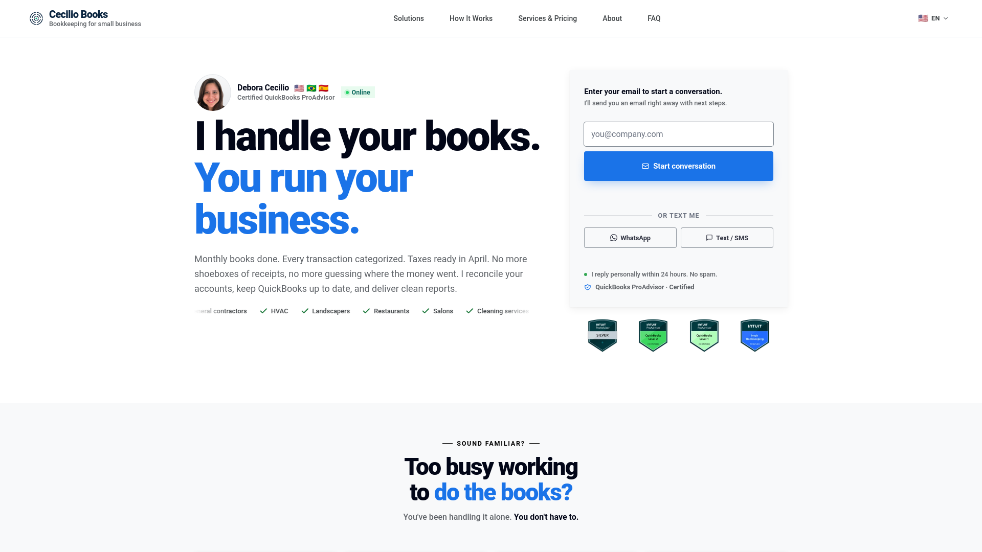 website screenshot of https://ceciliobooks.pages.dev/