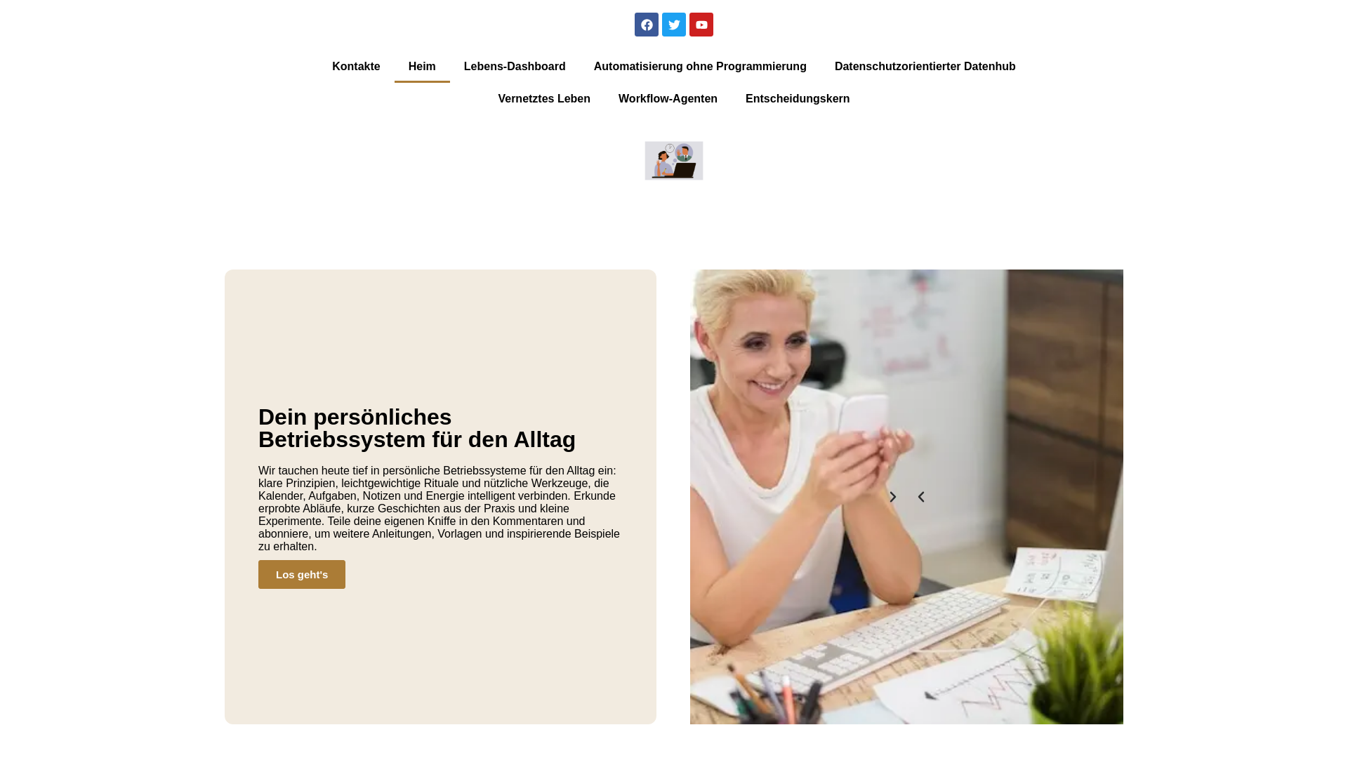 website screenshot of https://veltolumanilo.life/