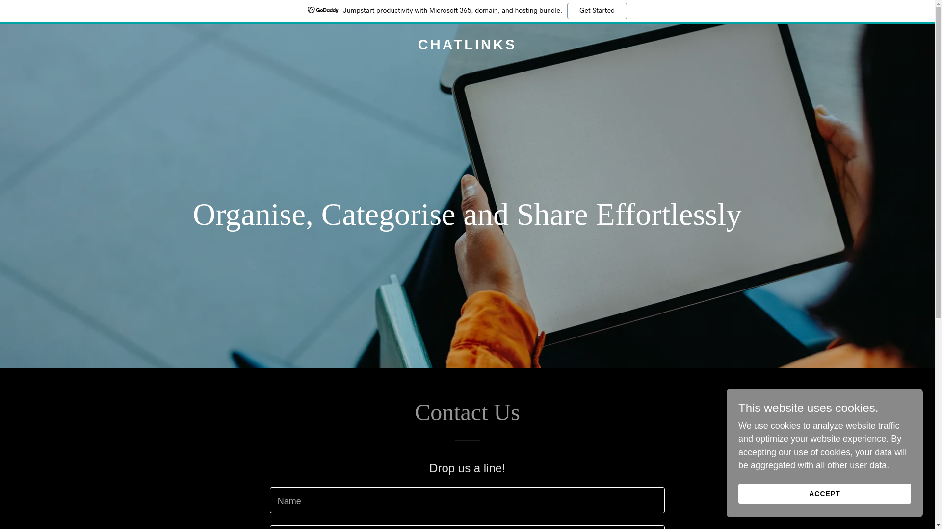 website screenshot of https://chatlinks.co/