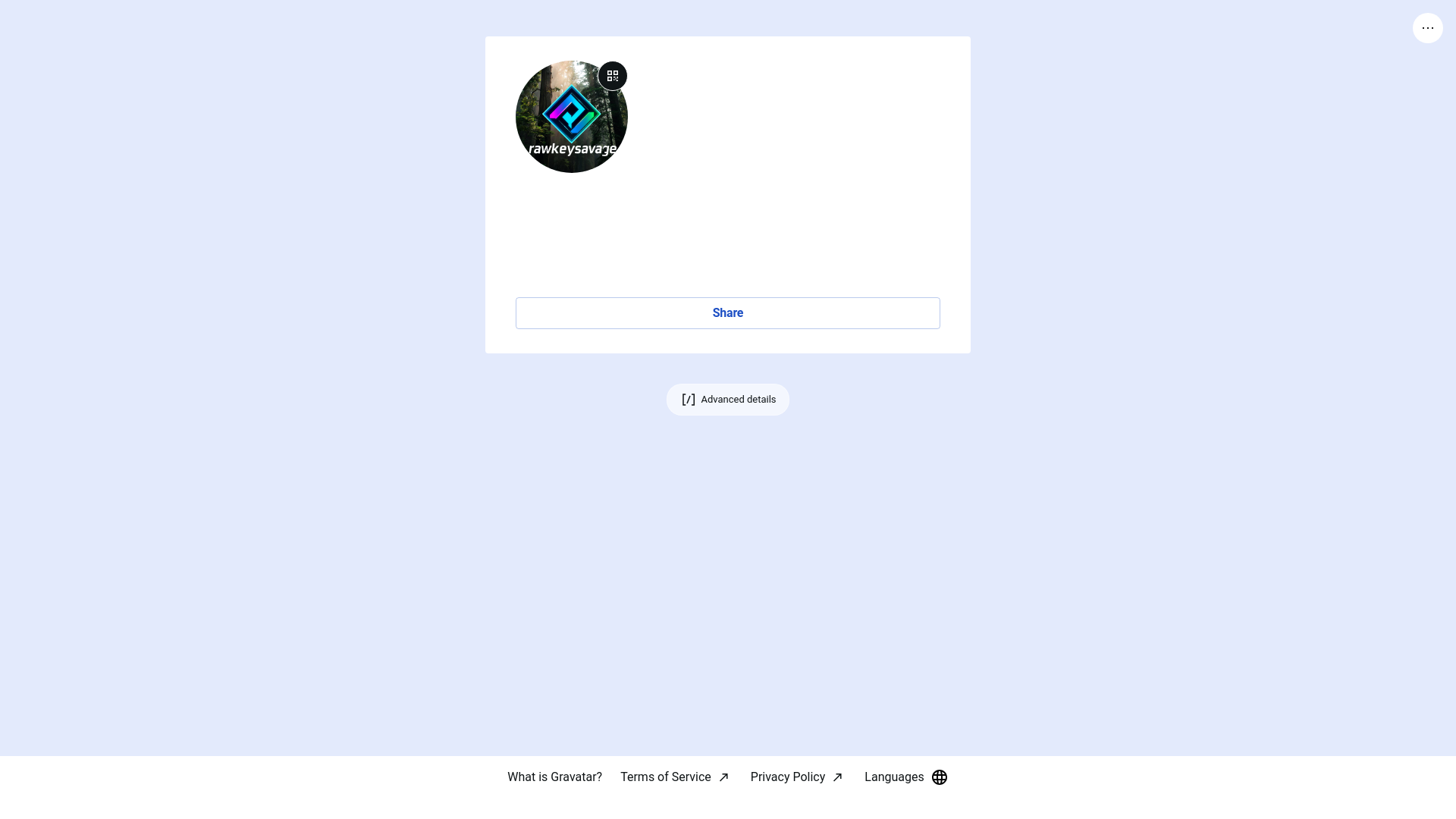 website screenshot of https://rawkeysavage.live/