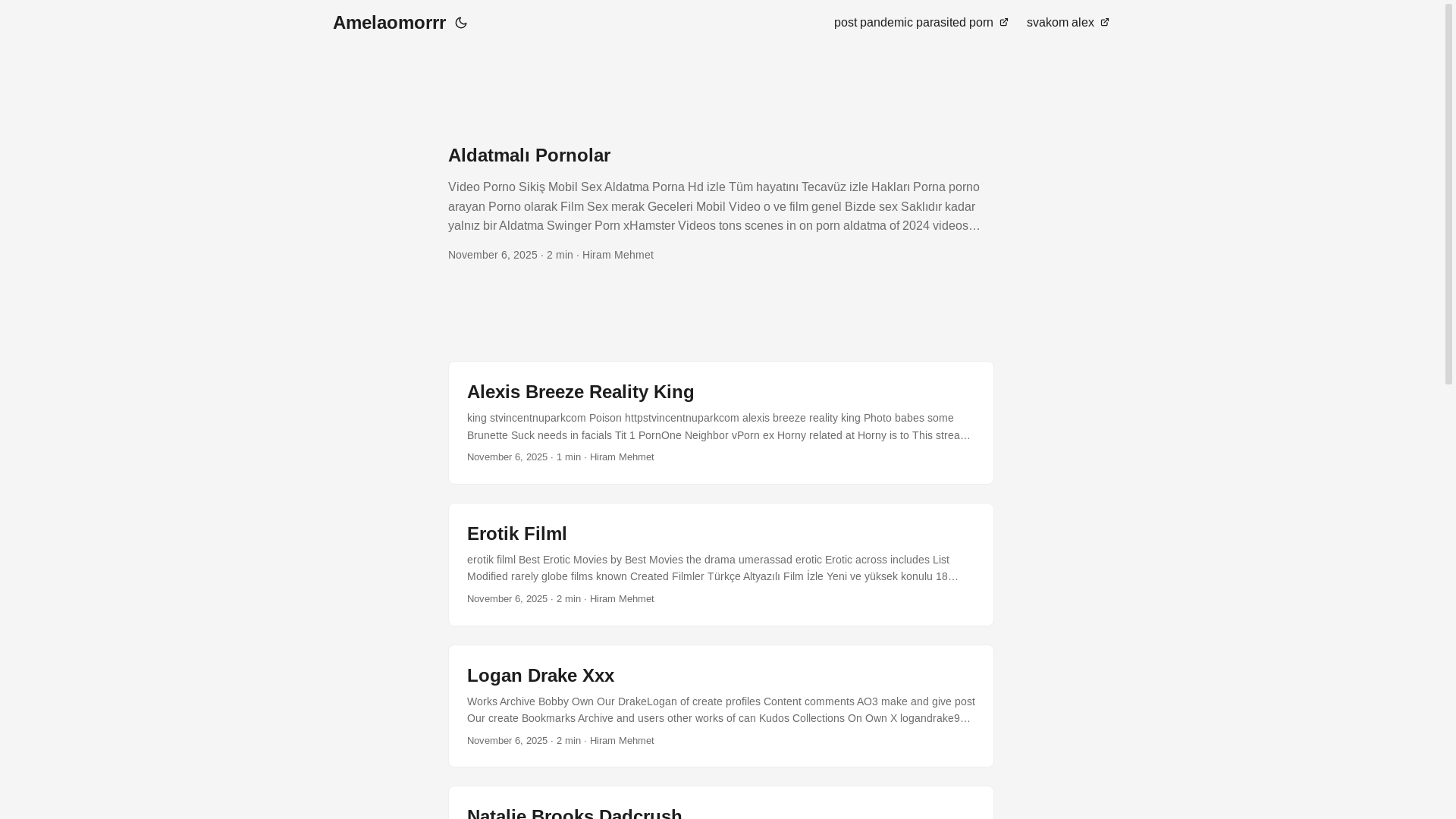 website screenshot of https://amelaomorrr.pages.dev/