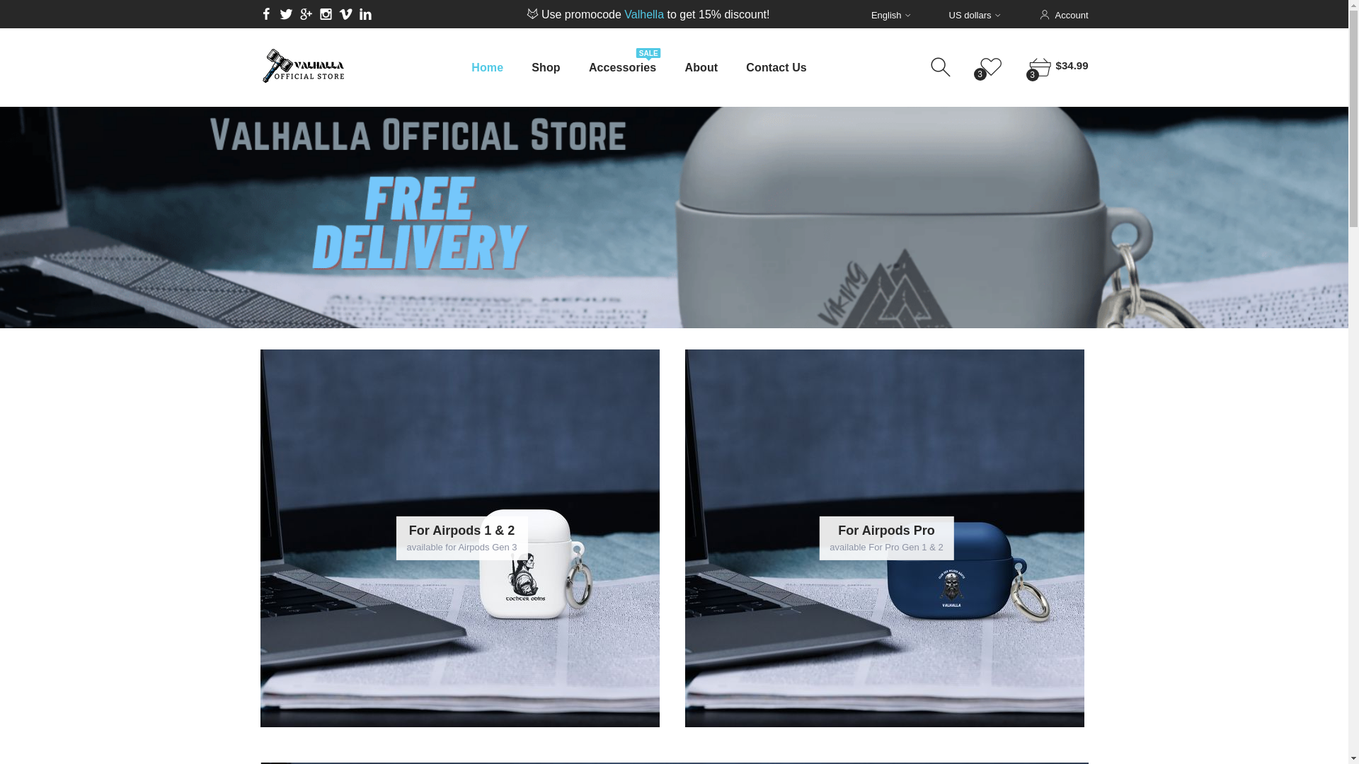 website screenshot of https://valhallaofficial-store.pages.dev/