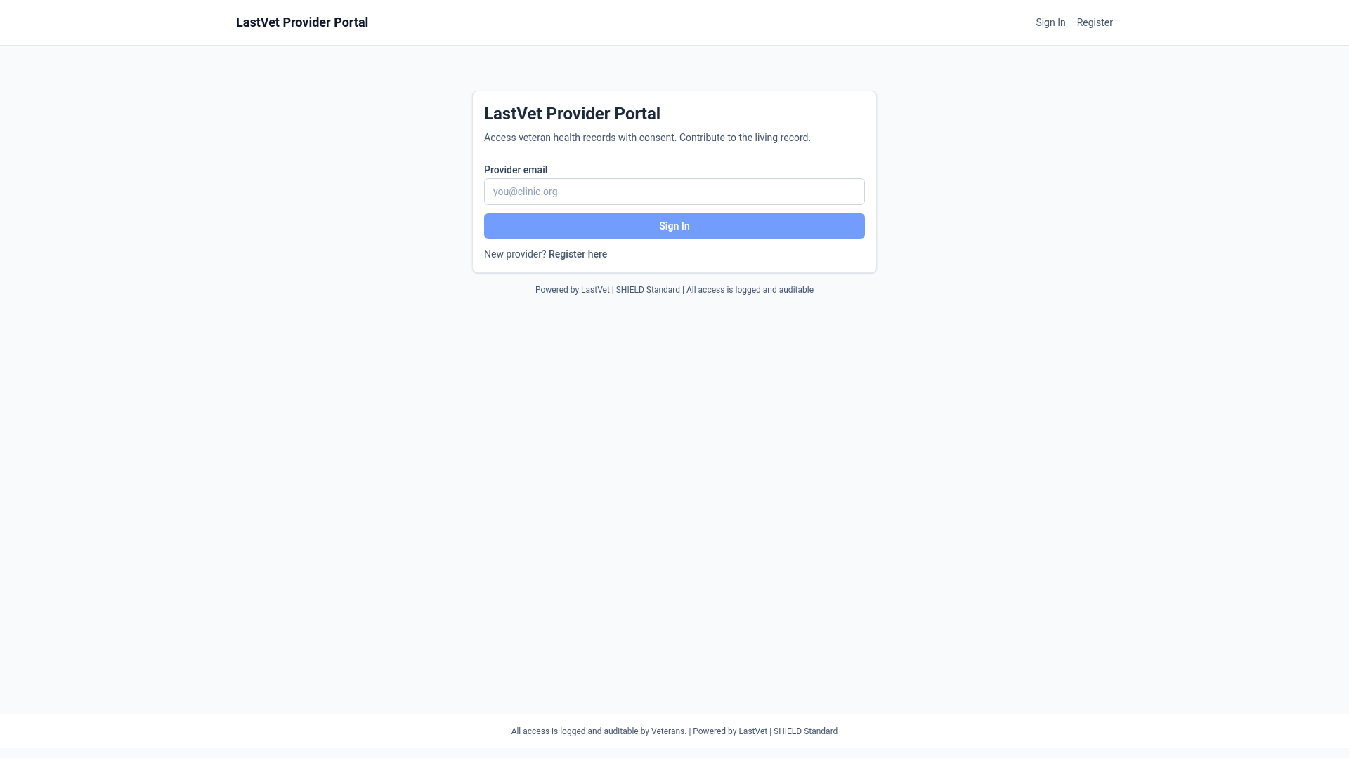 website screenshot of https://last-vet-provider.pages.dev/