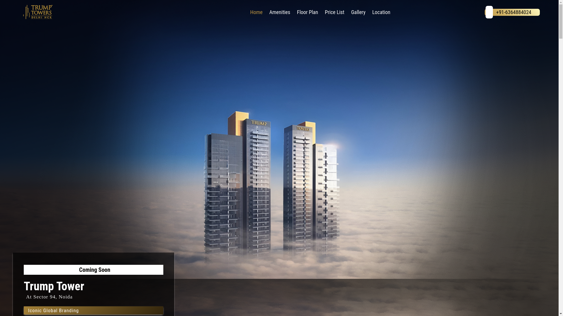 website screenshot of https://trumptowernoida-net.pages.dev/