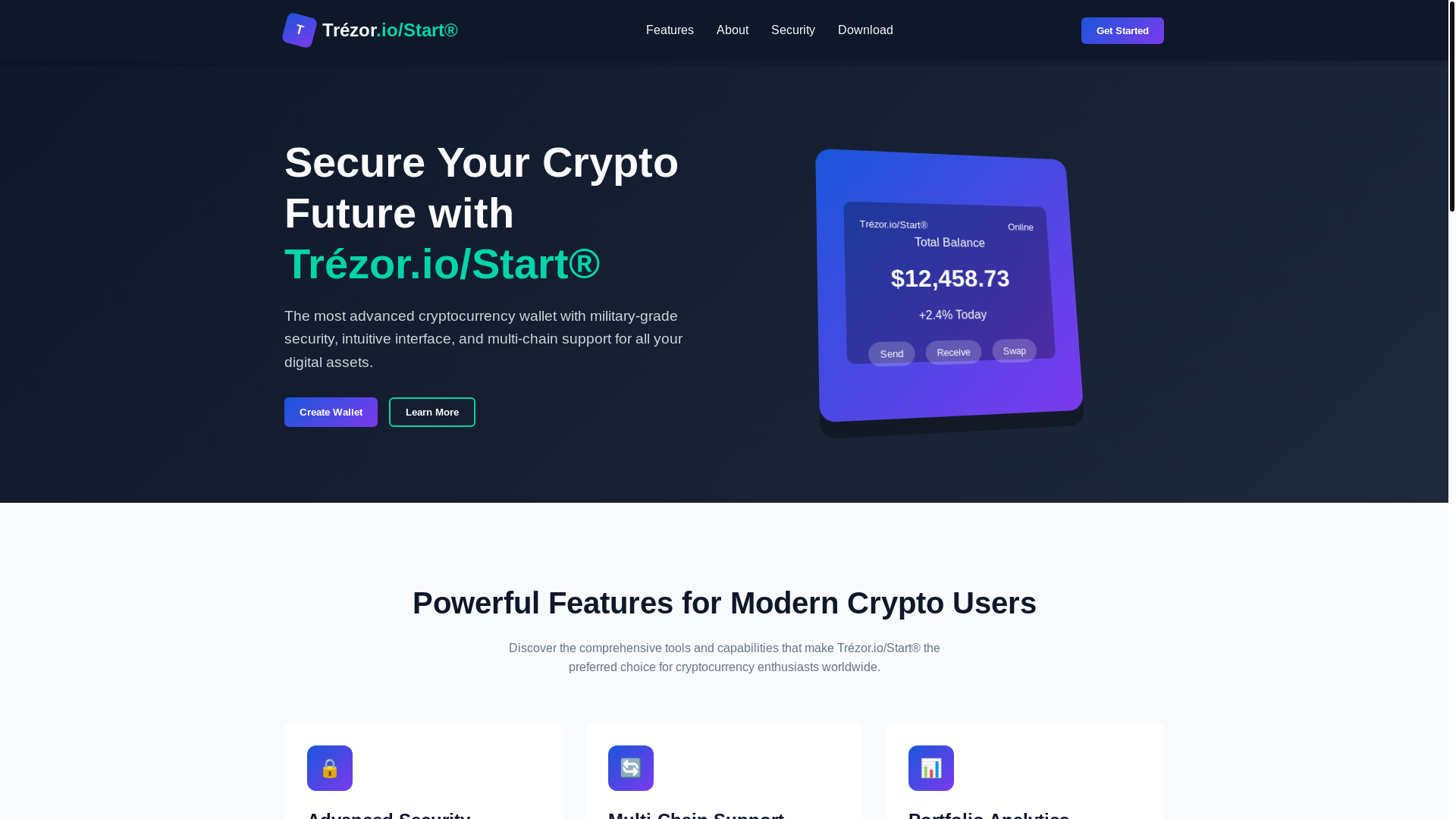 website screenshot of https://public-trezoe.pages.dev/