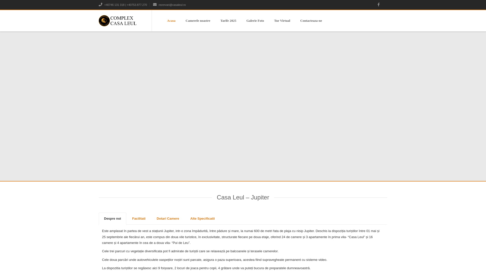website screenshot of https://casaleul.ro