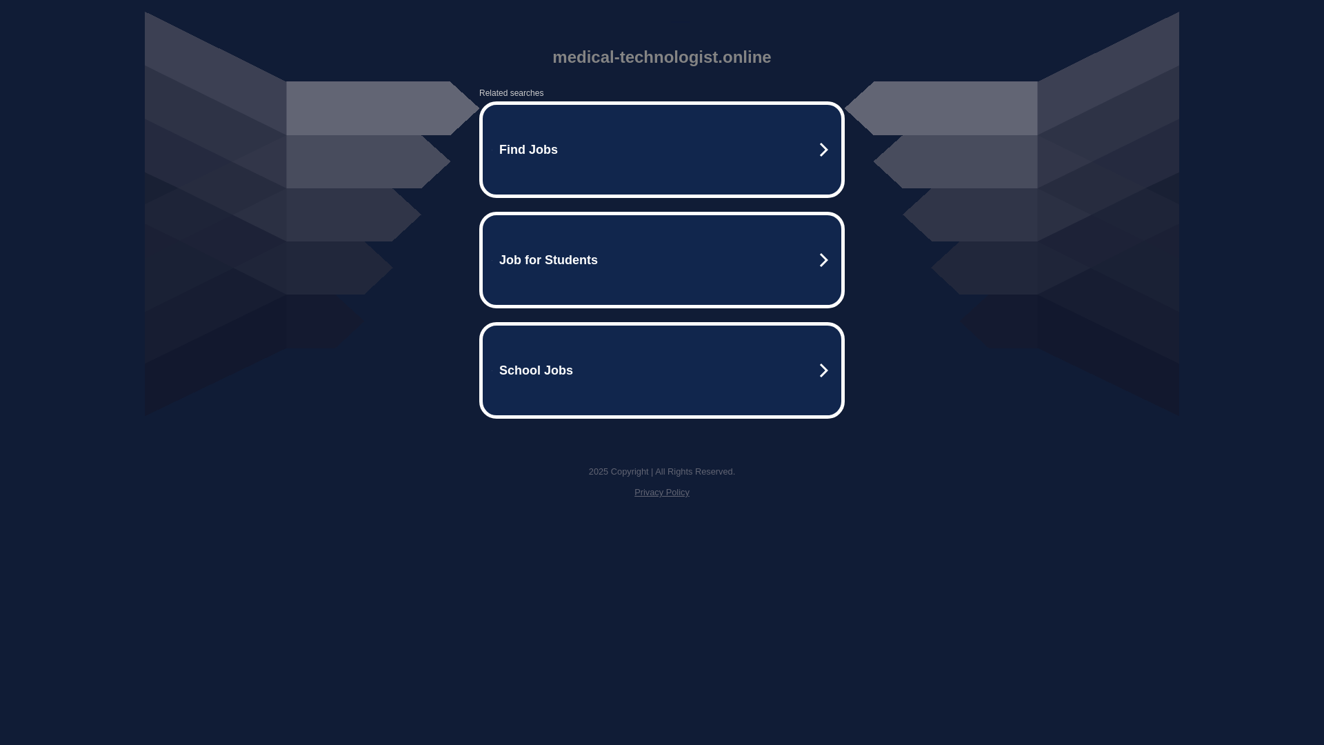 website screenshot of https://medical-technologist.online/