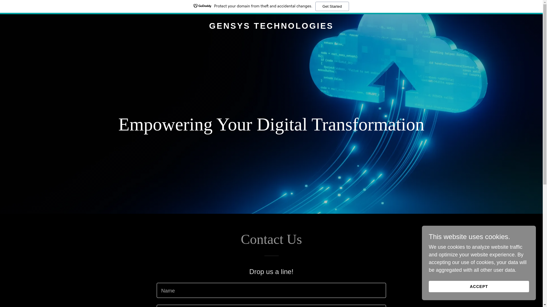 website screenshot of https://gensystech.com.au/