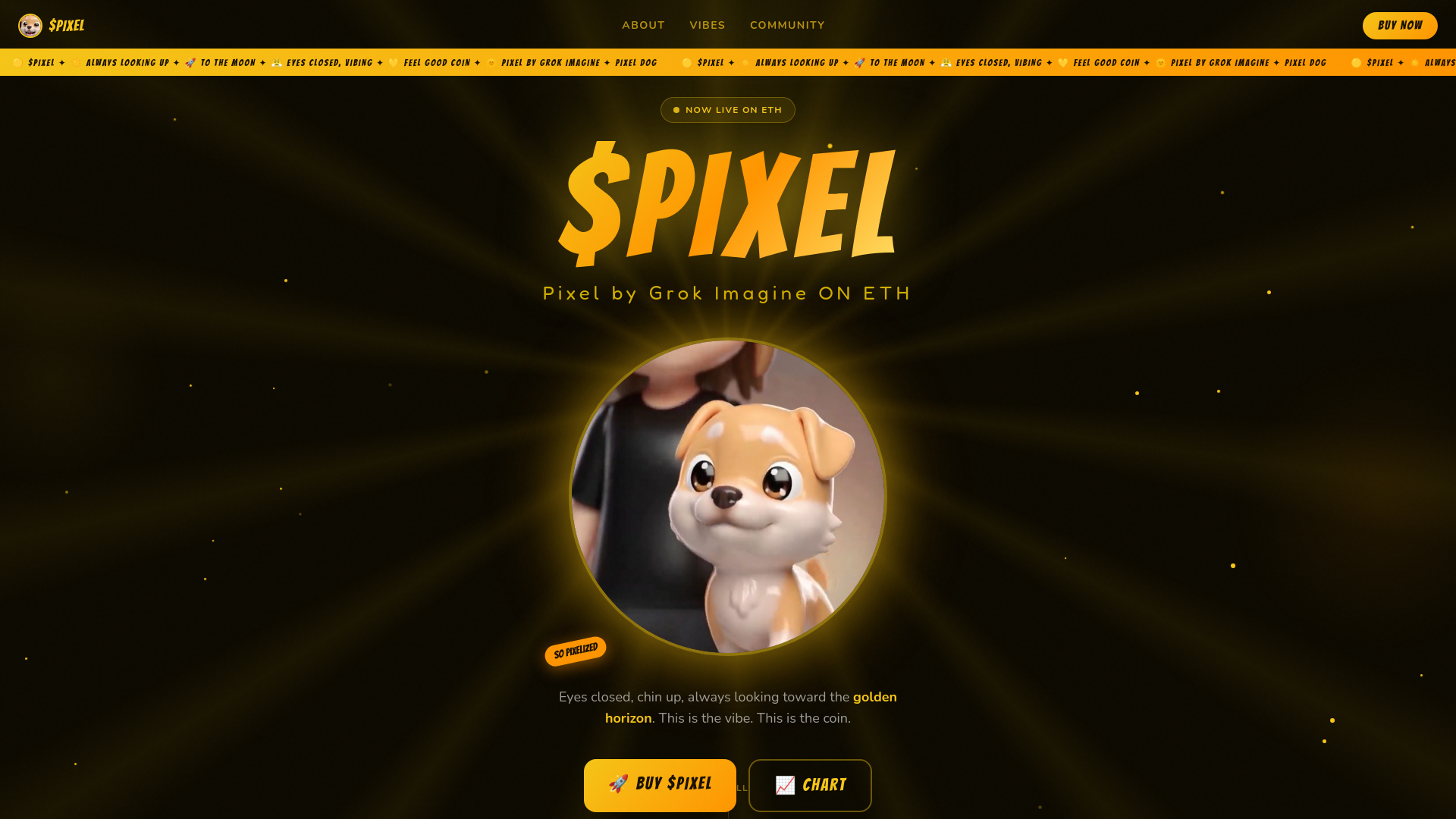 website screenshot of https://pixelbyimagine.lol/