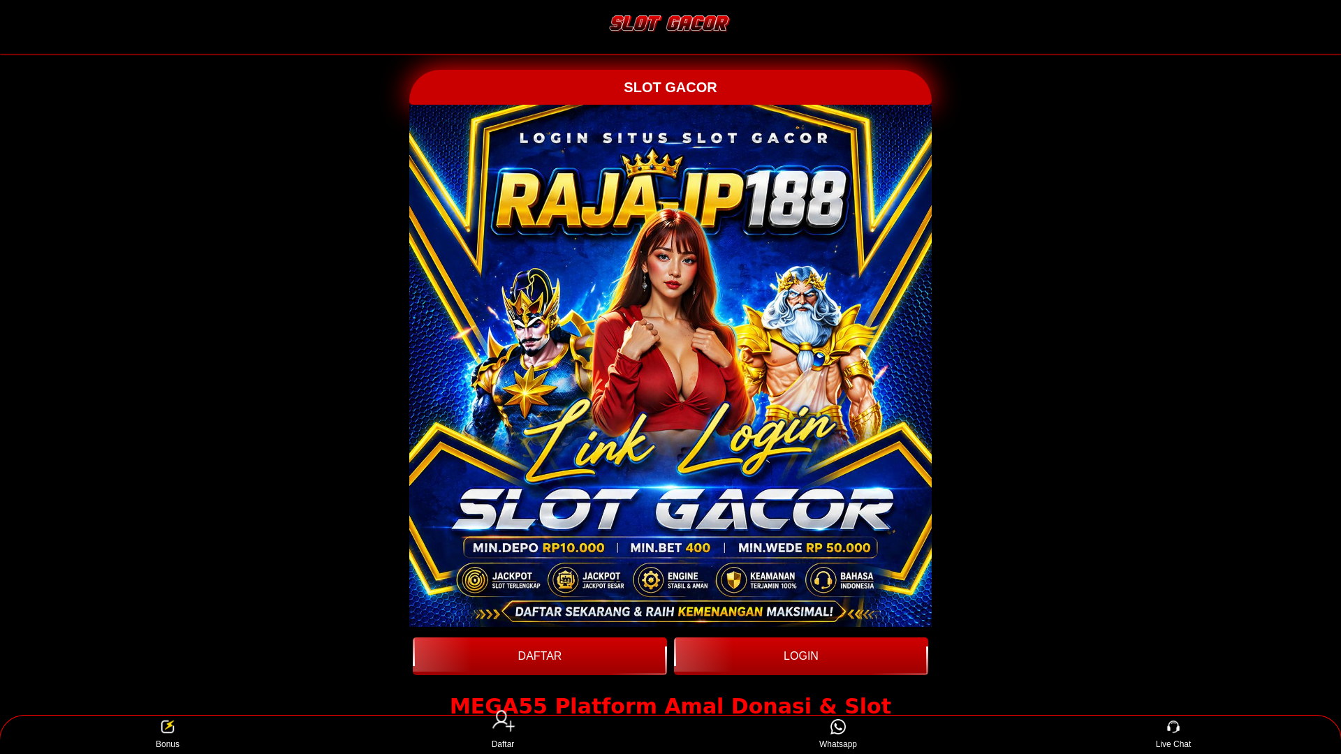 website screenshot of https://slot-mmlkk.pages.dev/