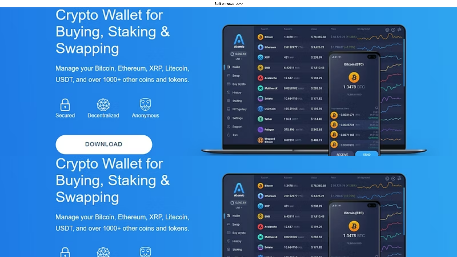 website screenshot of https://atomicc-extensions.wixstudio.com/en-us