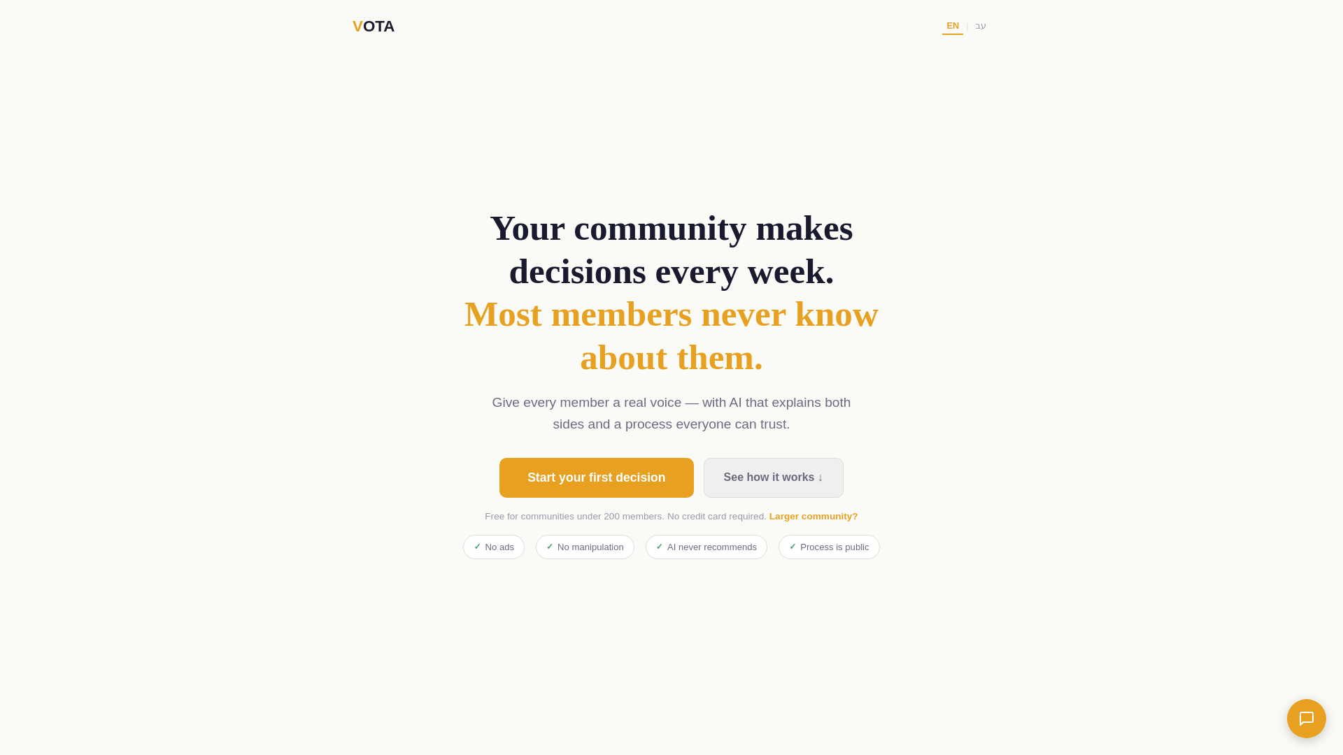 website screenshot of https://govota.io/