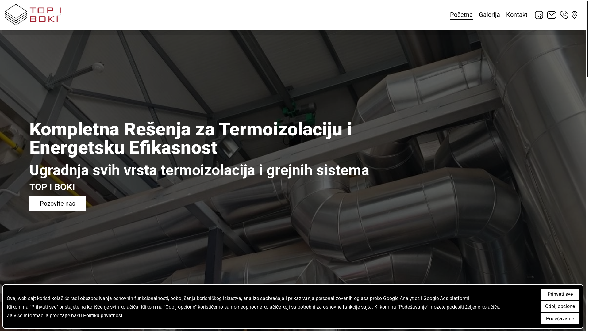 website screenshot of https://topiboki.rs/