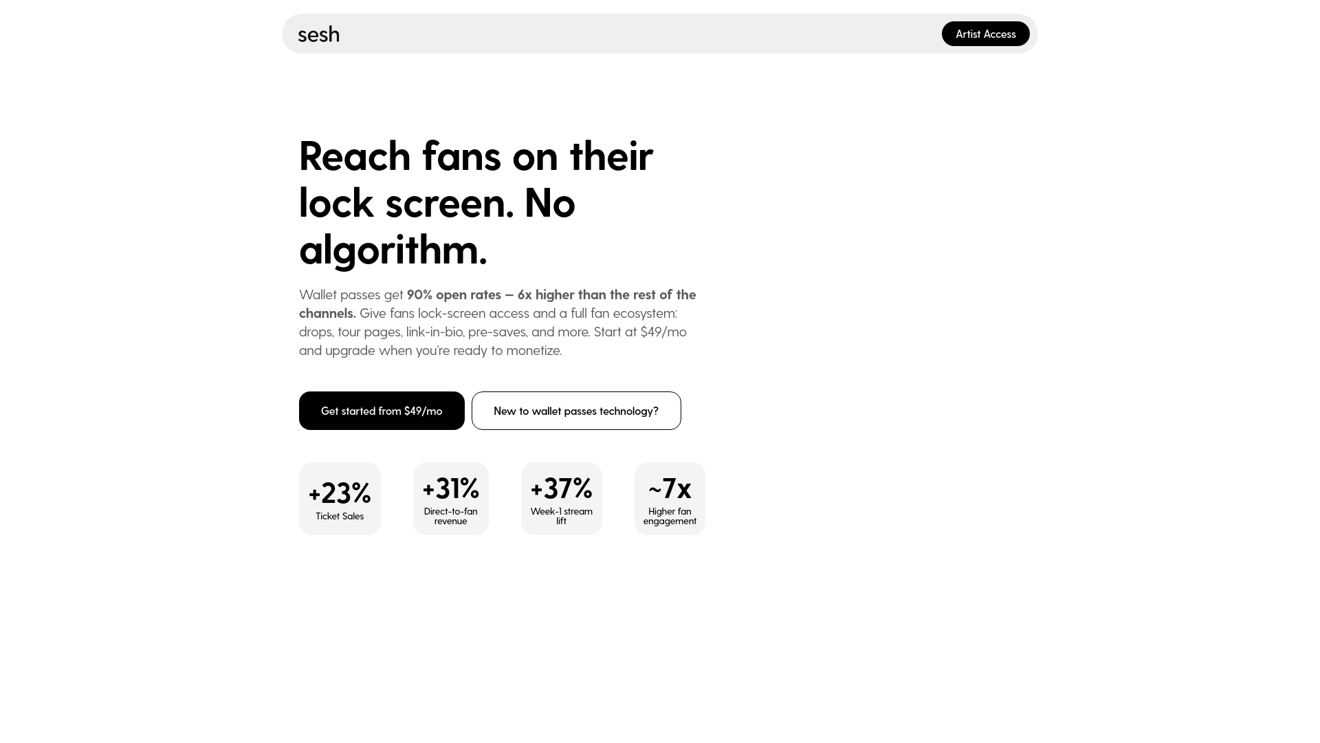 website screenshot of https://clickjoinsesh.com/