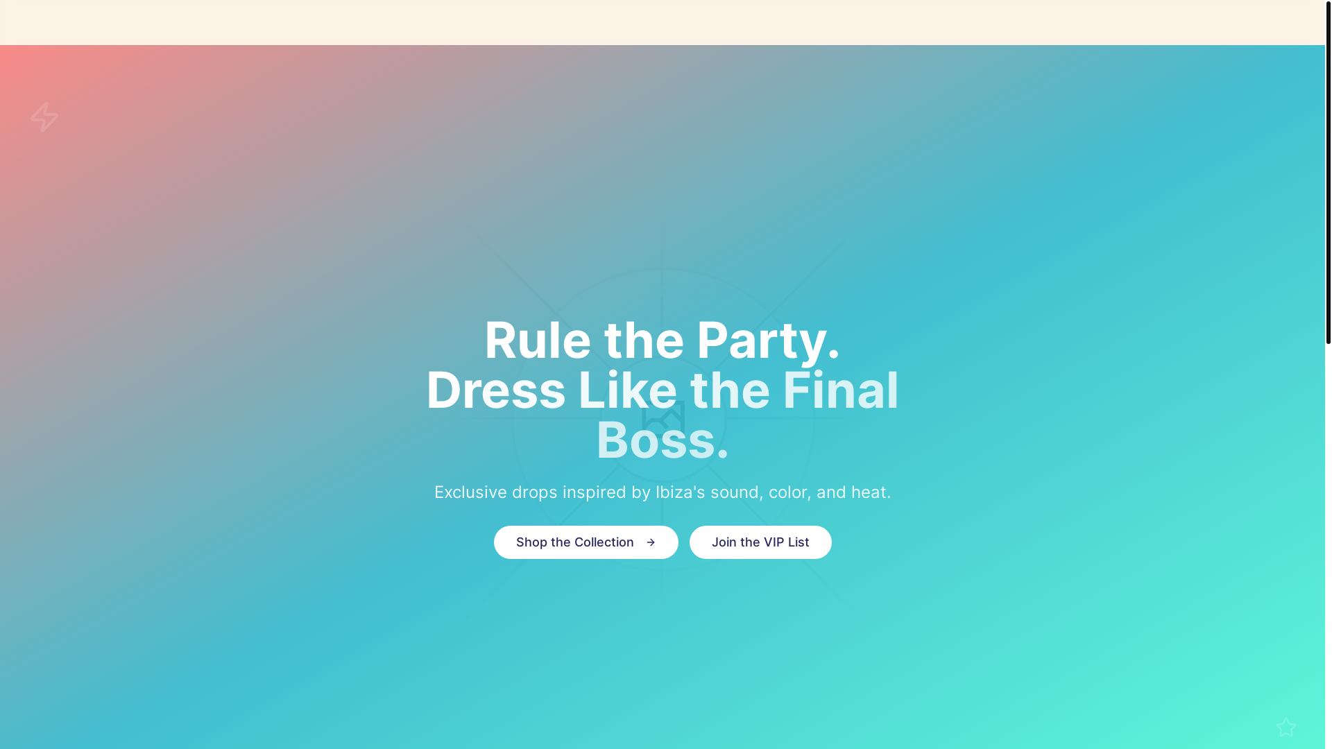 website screenshot of https://ibizafinalboss.store/