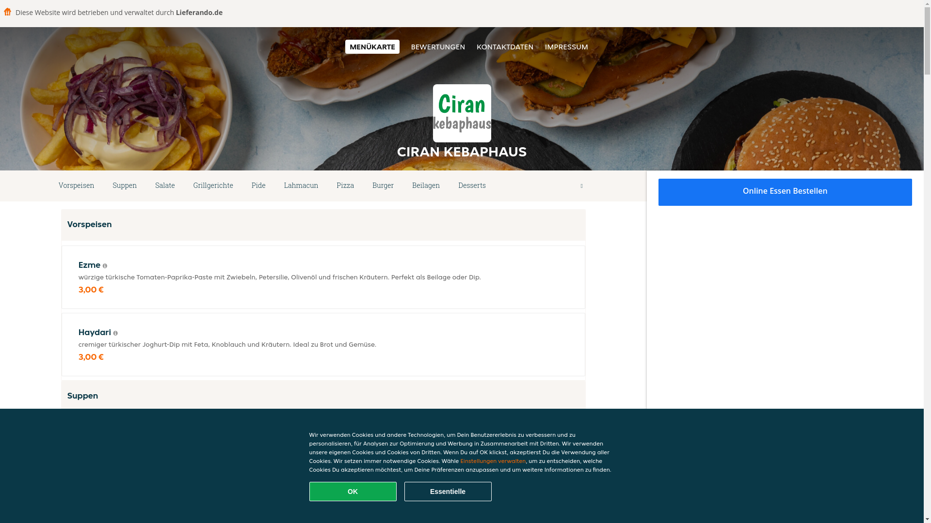 website screenshot of https://cirankebaphaus-berlin.de/
